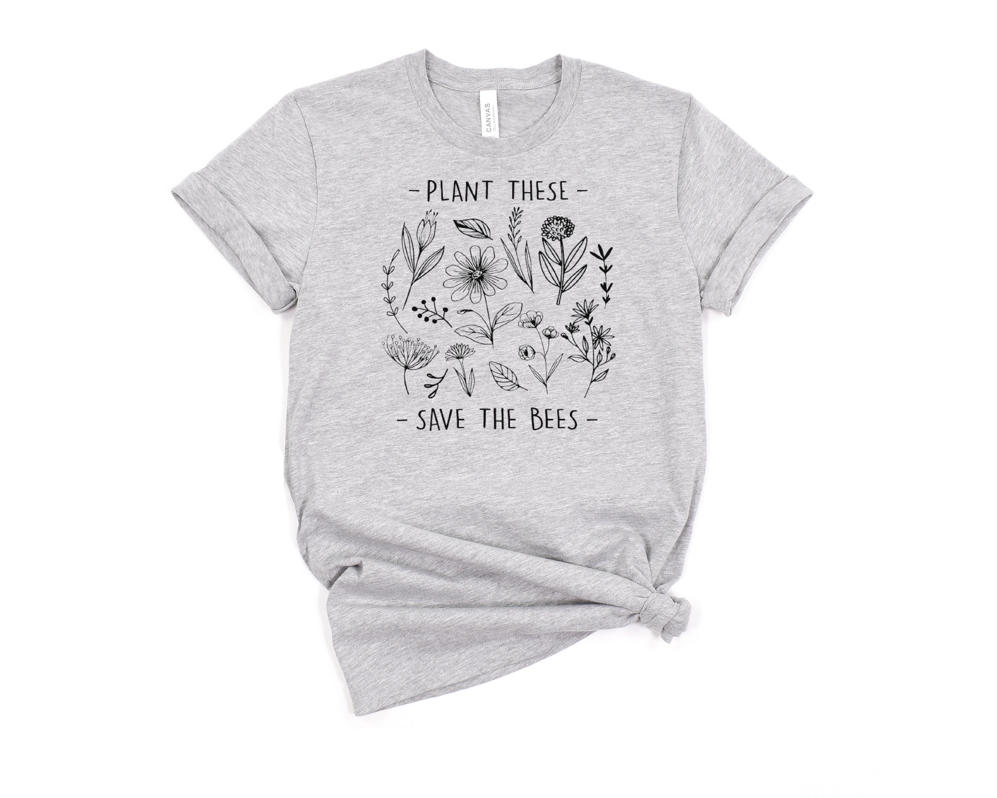 Plant These, Save The Bees T-Shirt Ethical Earth Store