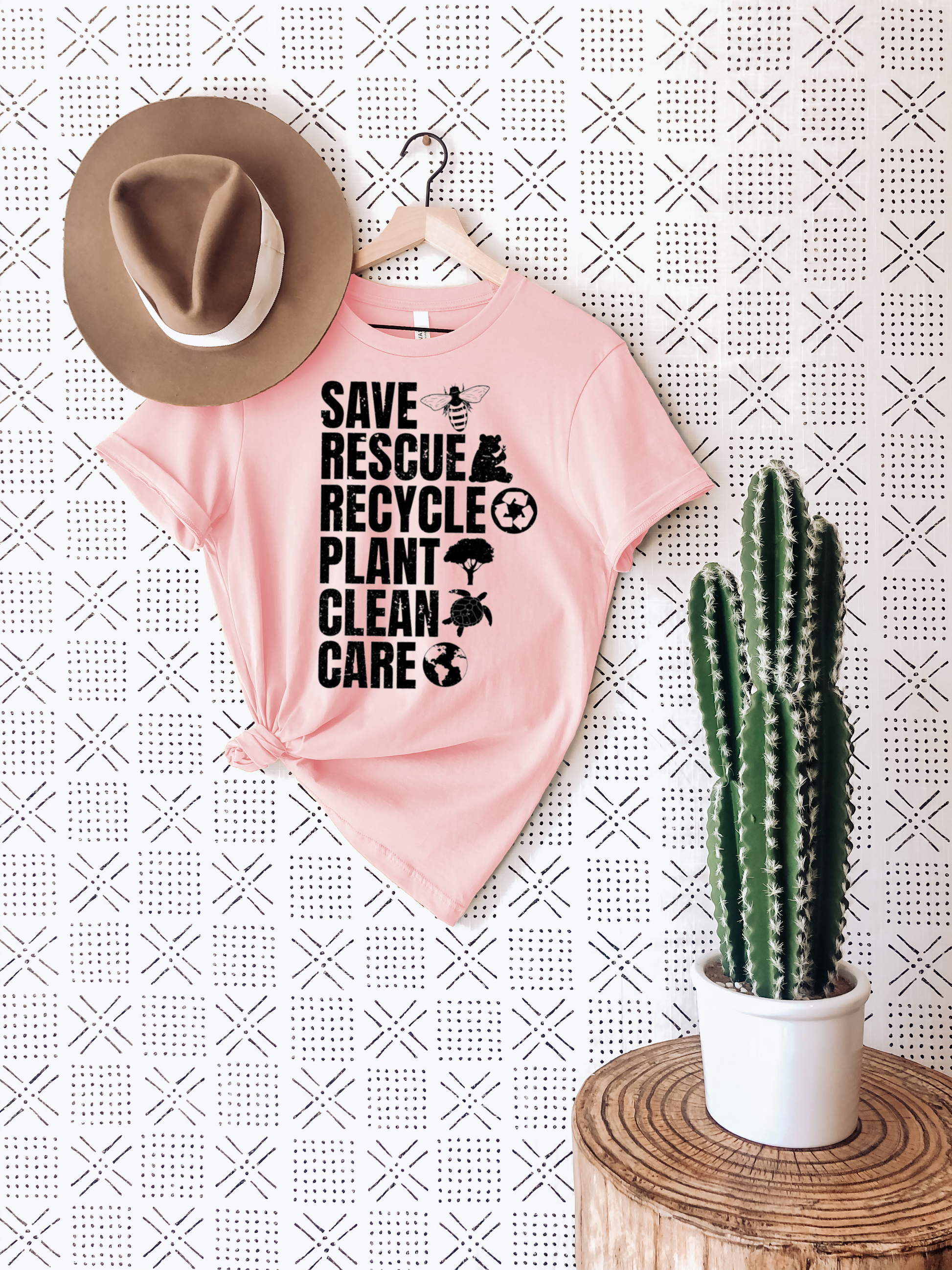 Save, Rescue, Recycle T-Shirt Ethical Earth Store