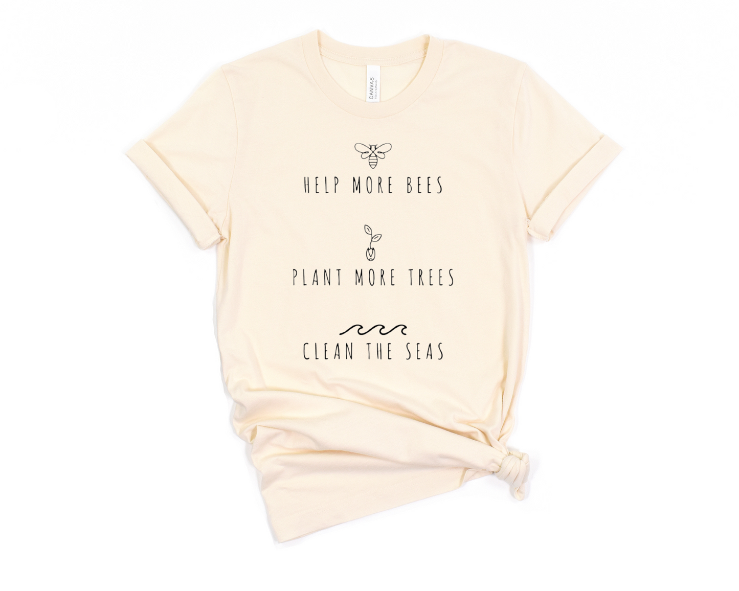 Bees, Trees and Seas T-Shirt Ethical Earth Store