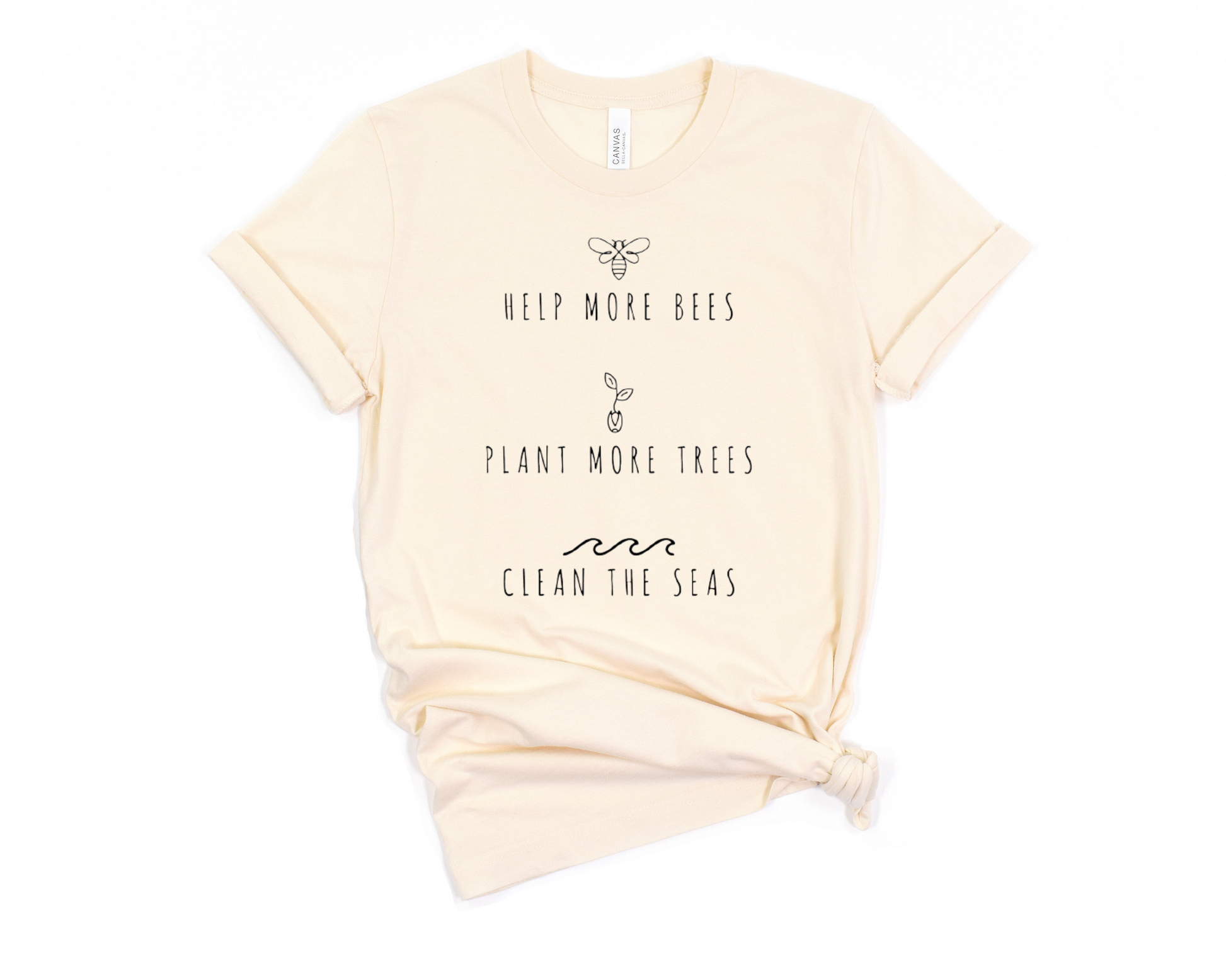 Bees, Trees and Seas T-Shirt Ethical Earth Store