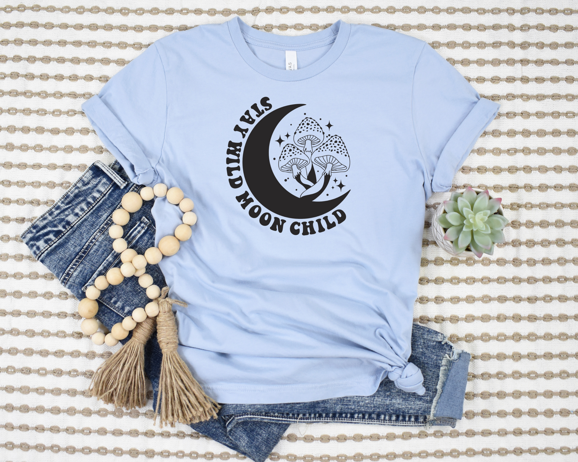 Stay Wild Moon Child T-Shirt Ethical Earth Store