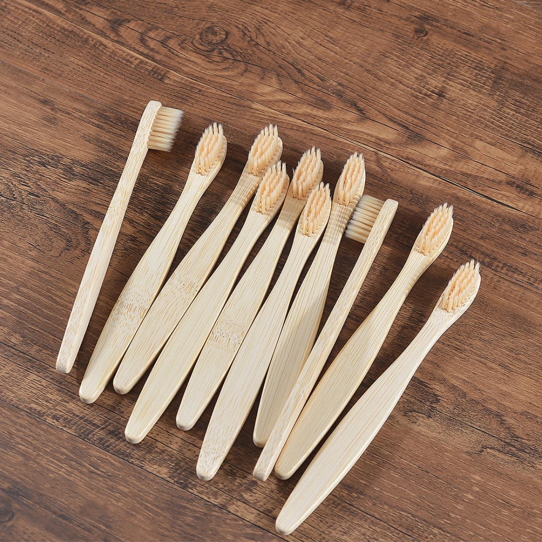 Bamboo Toothbrush - 10 Piece Ethical Earth Store