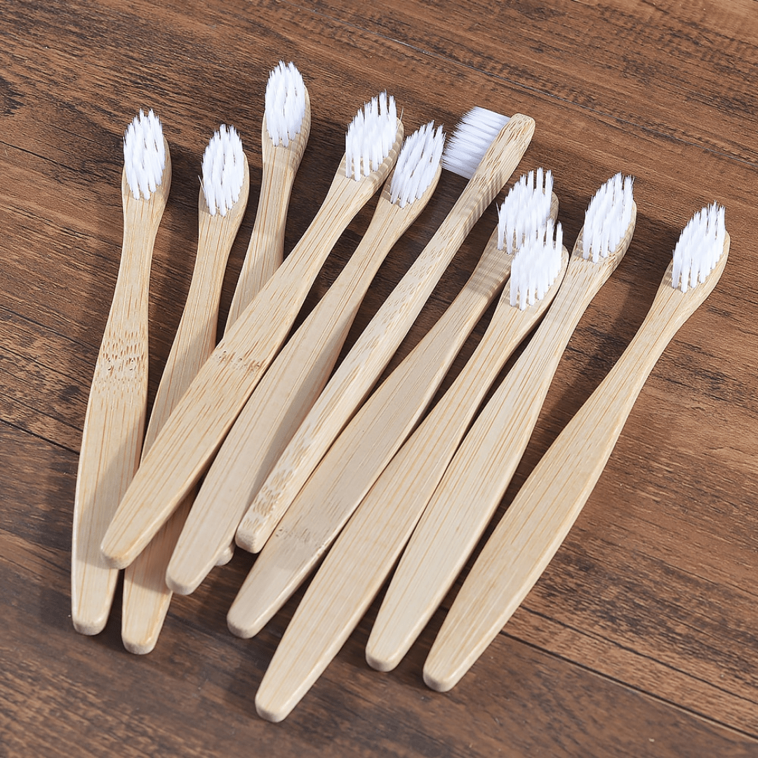 Bamboo Toothbrush - 10 Piece Ethical Earth Store
