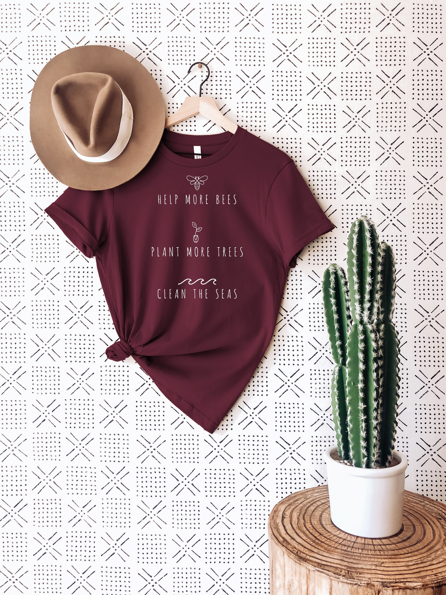 Bees, Trees and Seas T-Shirt Ethical Earth Store