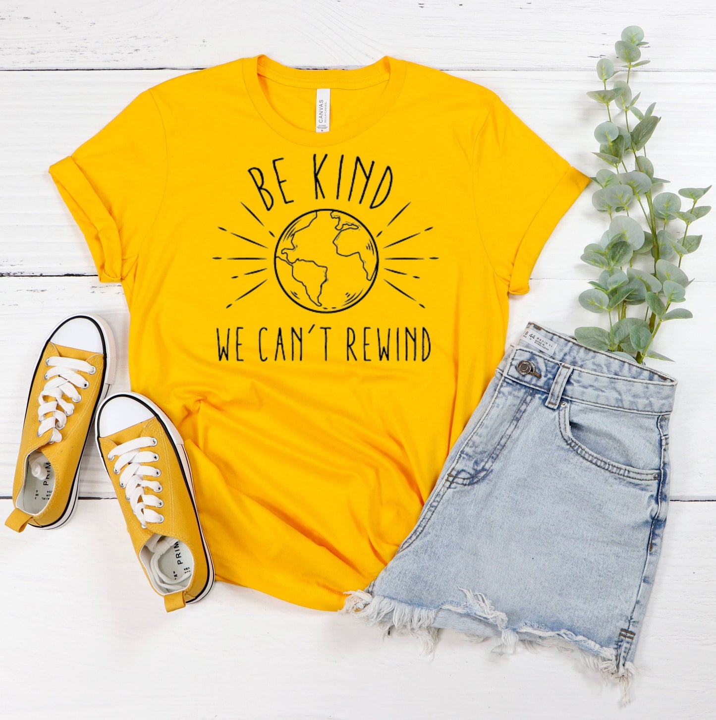 Be Kind We Can't Rewind T-Shirt Ethical Earth Store