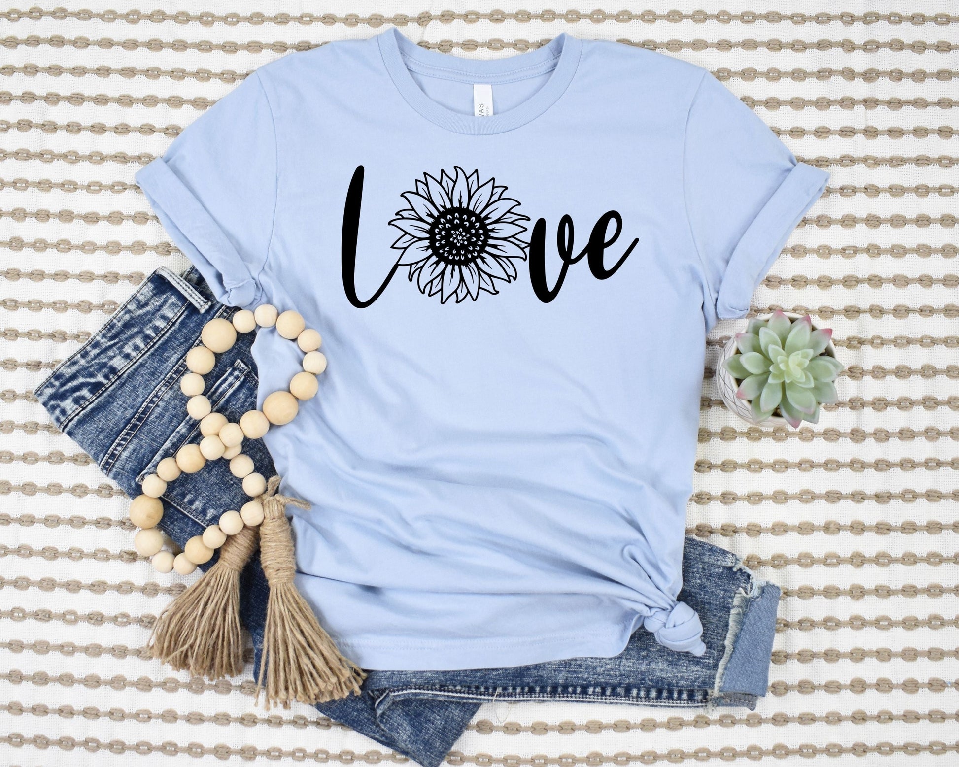 Sunflower Love T-Shirt Ethical Earth Store