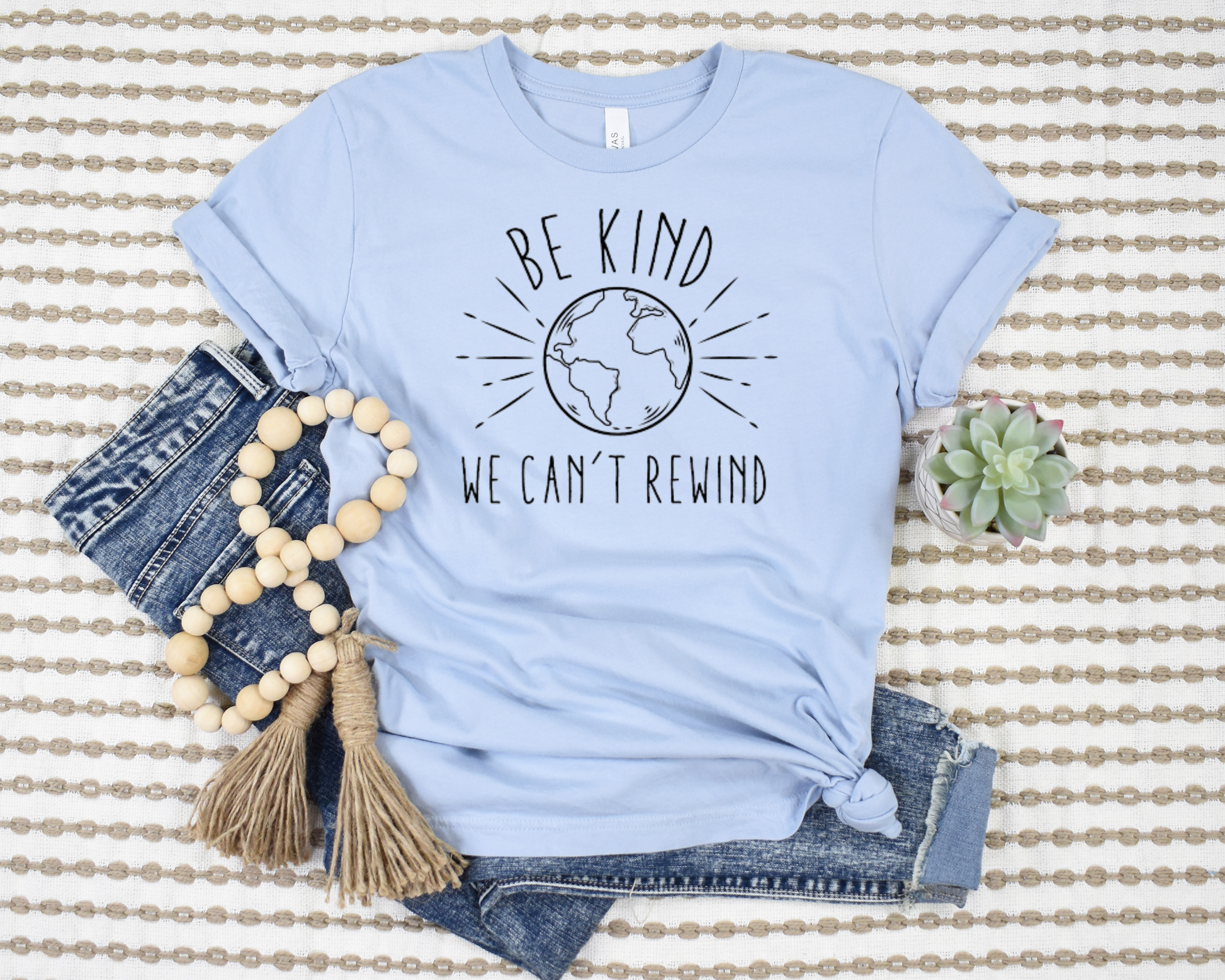 Be Kind We Can't Rewind T-Shirt Ethical Earth Store