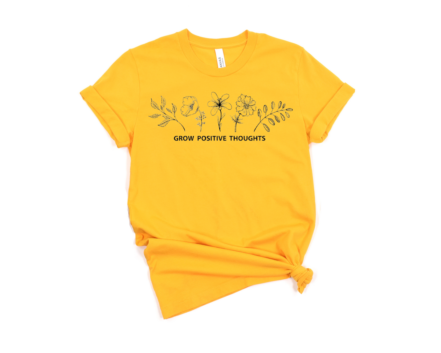 Grow Positive Thoughts T-Shirt Ethical Earth Store