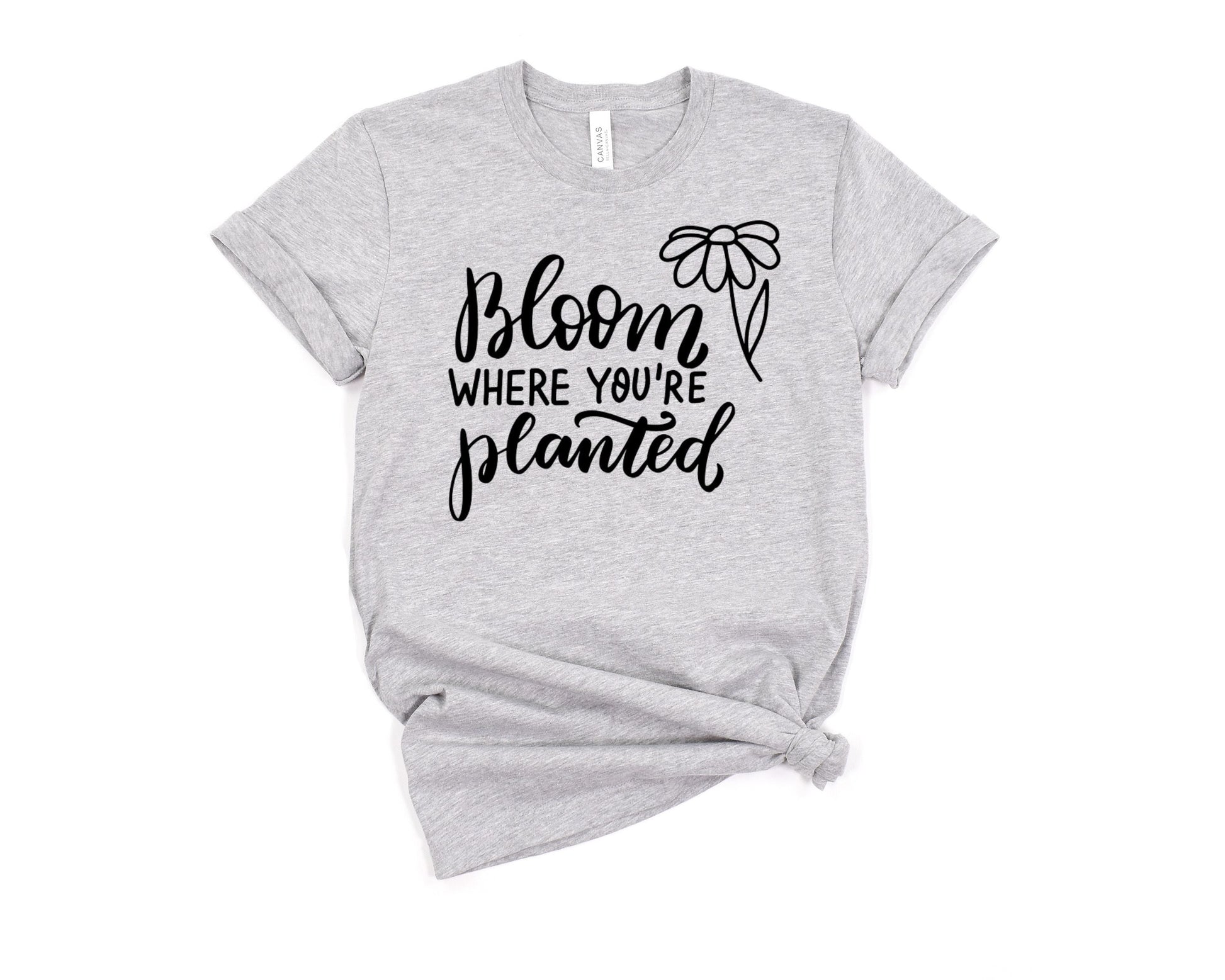 Bloom Where You're Planted T-Shirt Ethical Earth Store