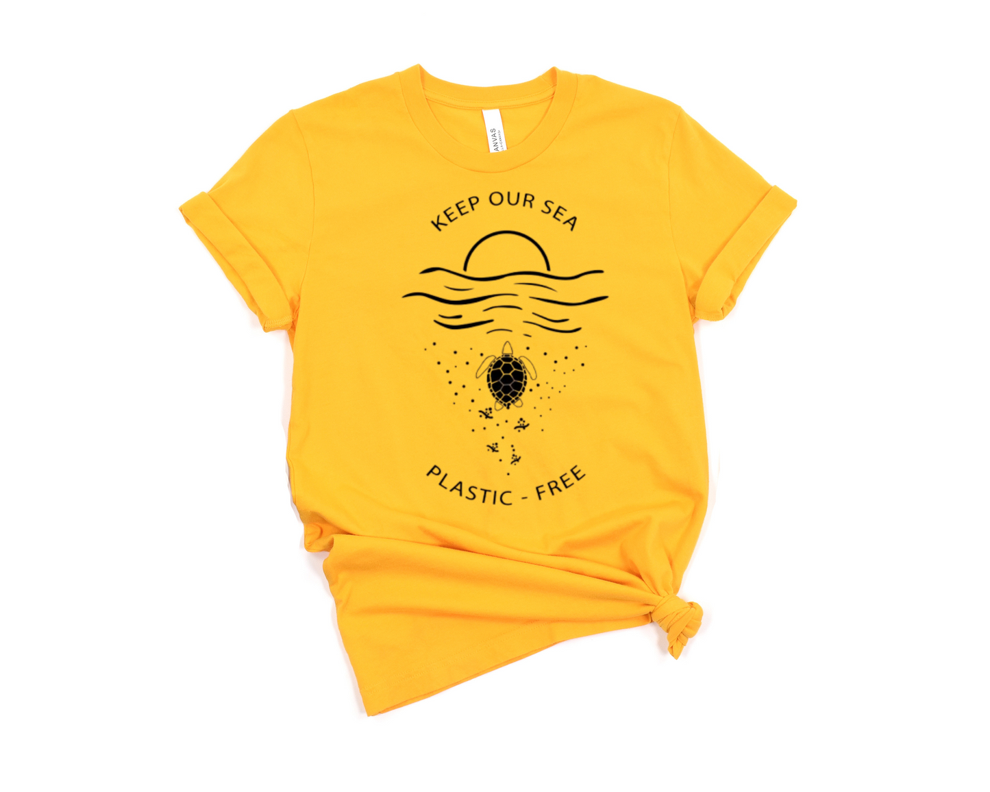 Keep Our Sea Plastic Free T-Shirt Ethical Earth Store