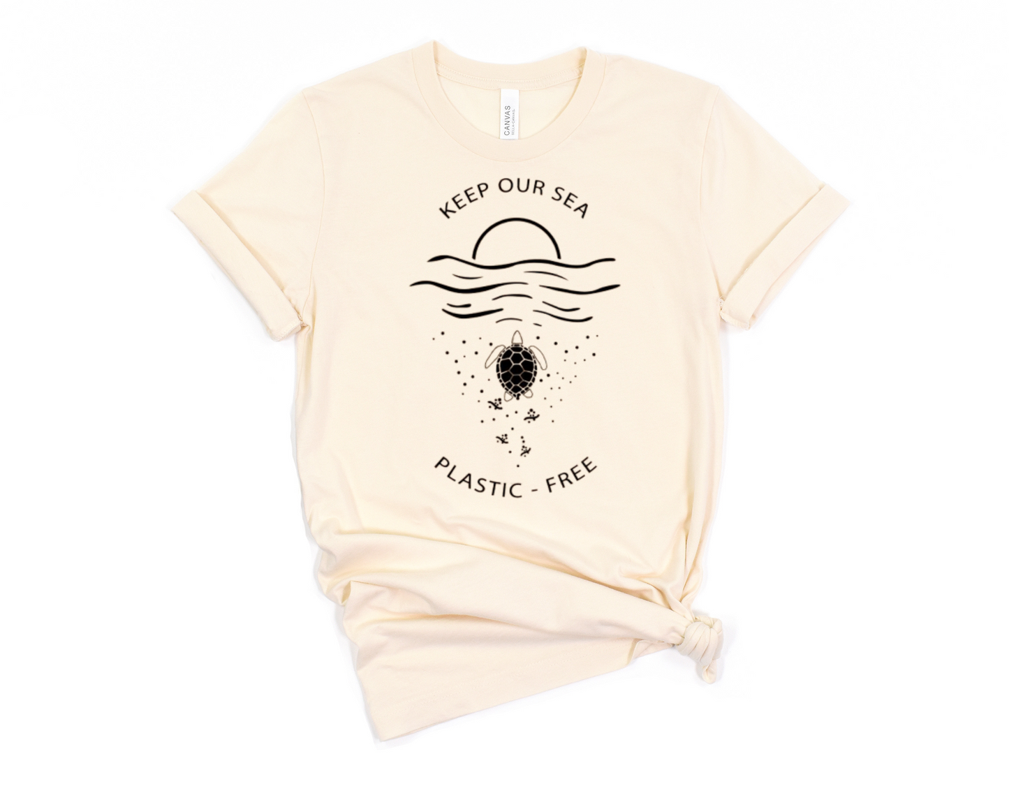 Keep Our Sea Plastic Free T-Shirt Ethical Earth Store