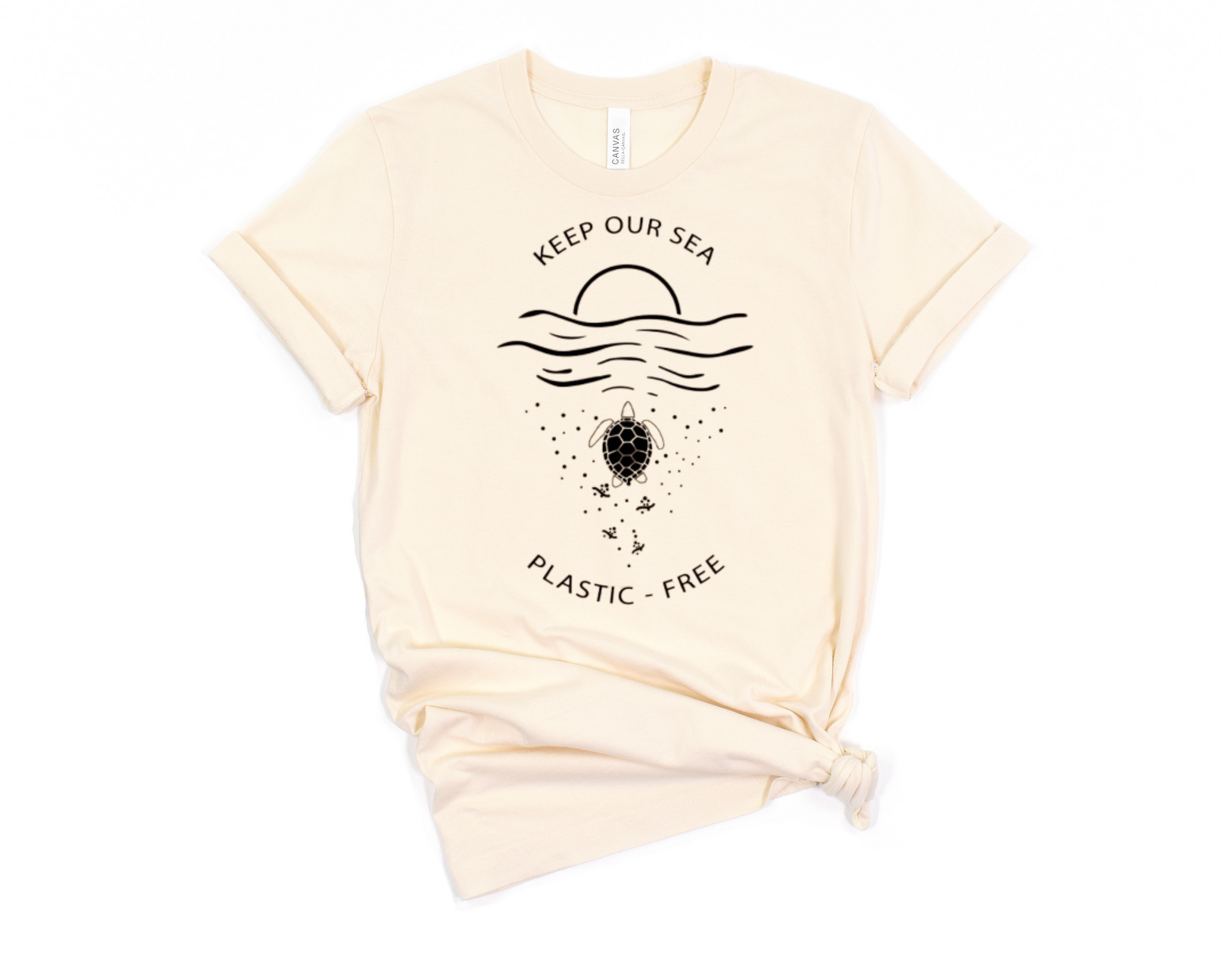 Keep Our Sea Plastic Free T-Shirt Ethical Earth Store