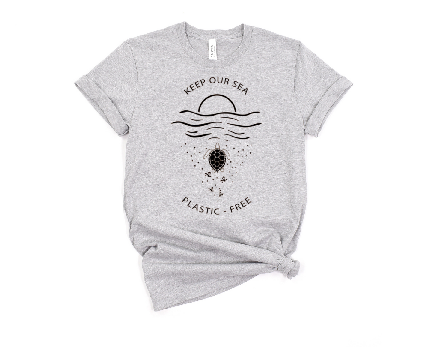 Keep Our Sea Plastic Free T-Shirt Ethical Earth Store