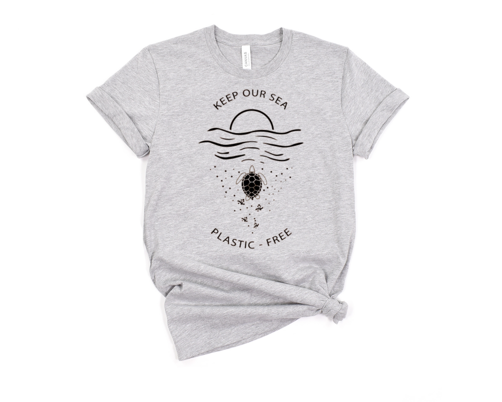 Keep Our Sea Plastic Free T-Shirt Ethical Earth Store