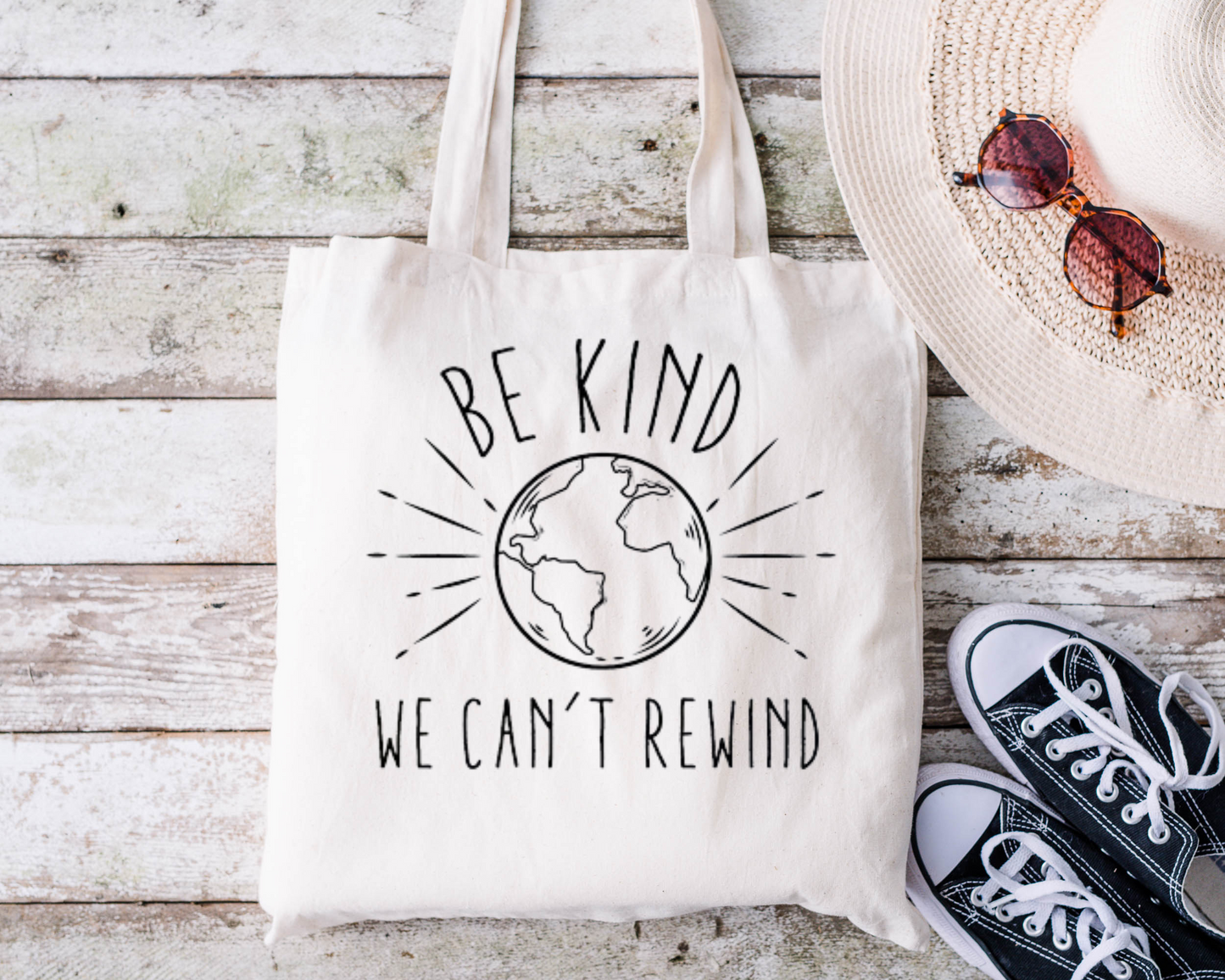 Be Kind We Can't Rewind Reusable Bag Ethical Earth Store