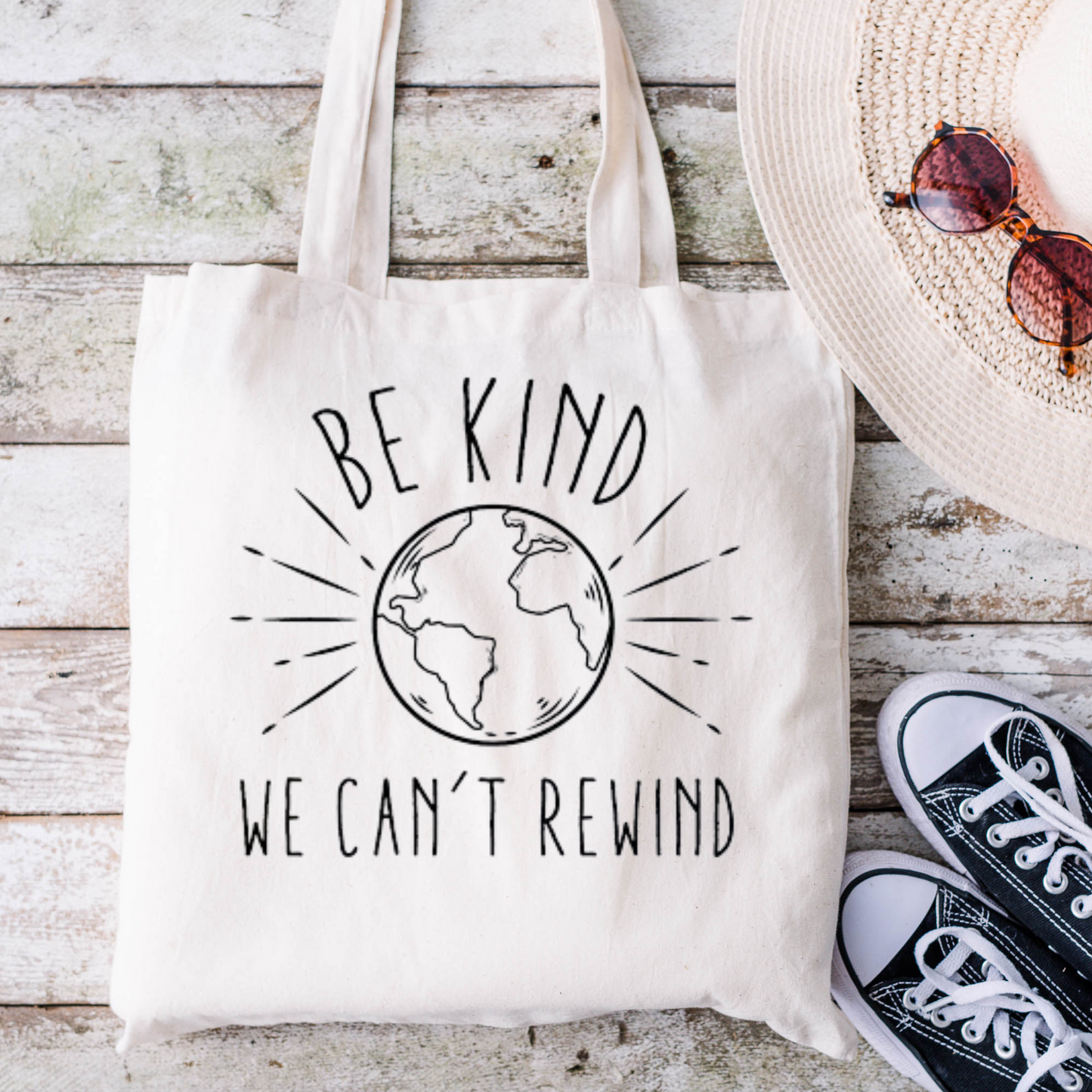 Be Kind We Can't Rewind Reusable Bag Ethical Earth Store