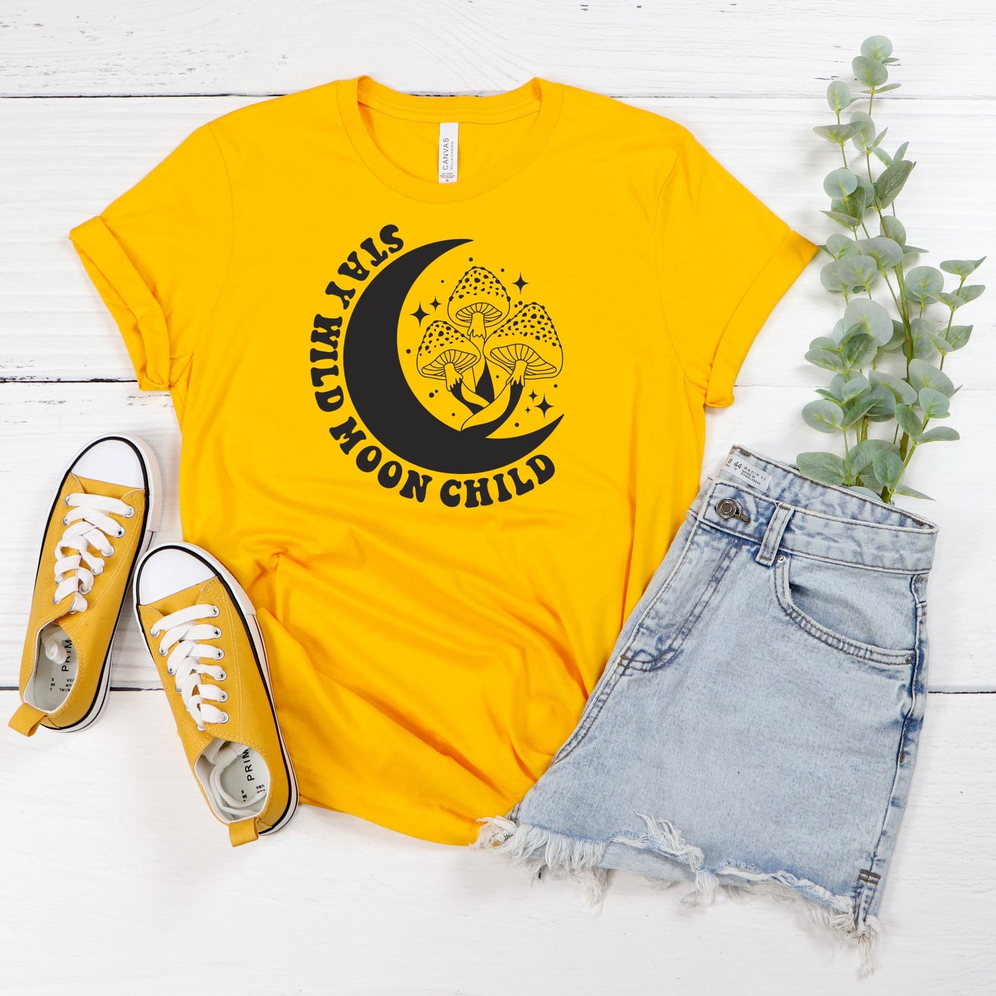 Stay Wild Moon Child T-Shirt Ethical Earth Store