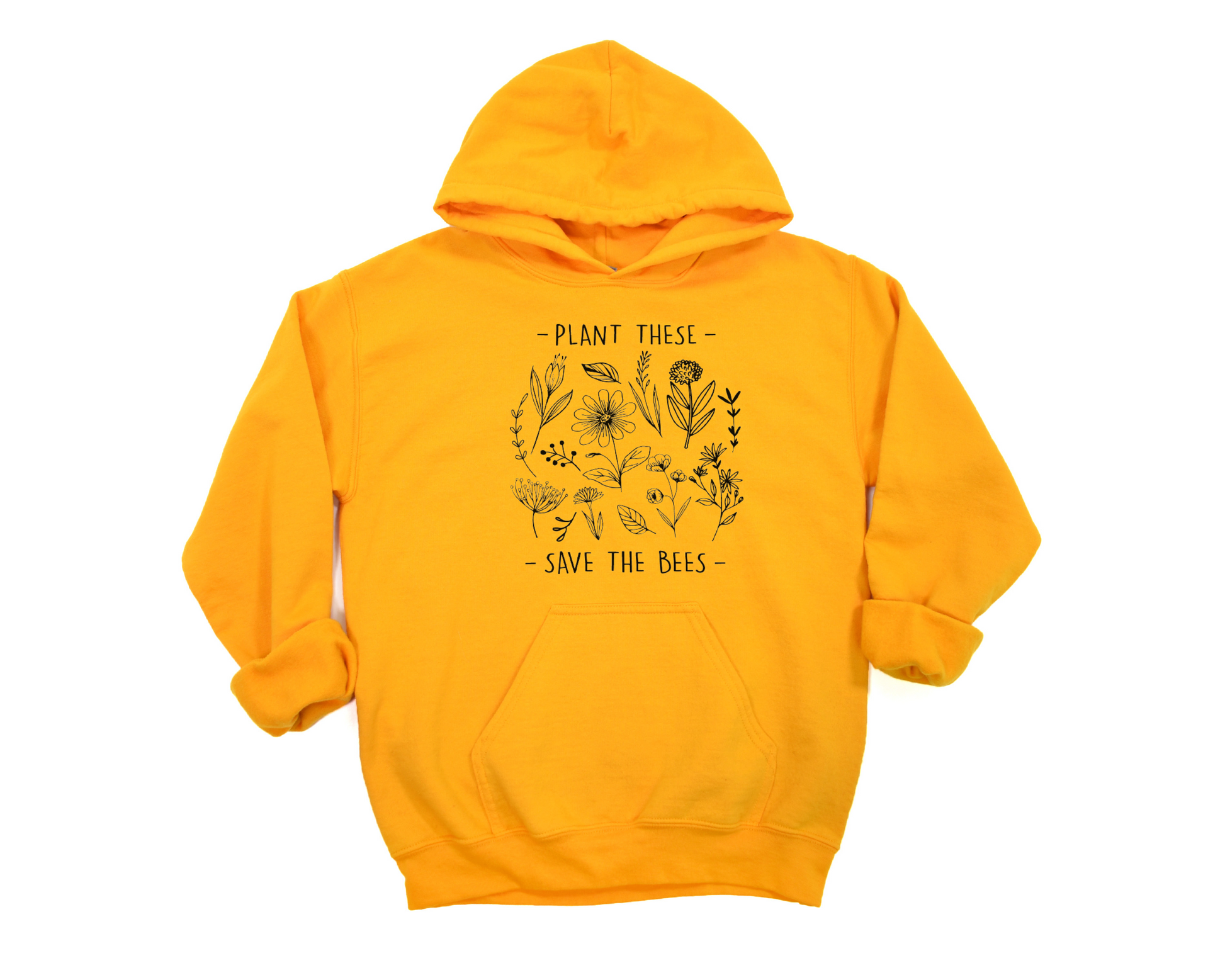 Plant these, Save The Bees Hoodie Ethical Earth Store
