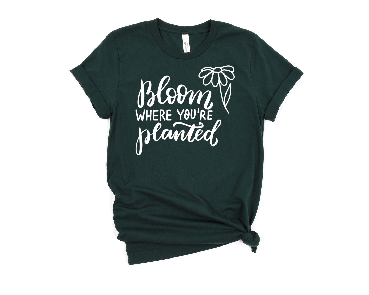 Bloom Where You're Planted T-Shirt Ethical Earth Store