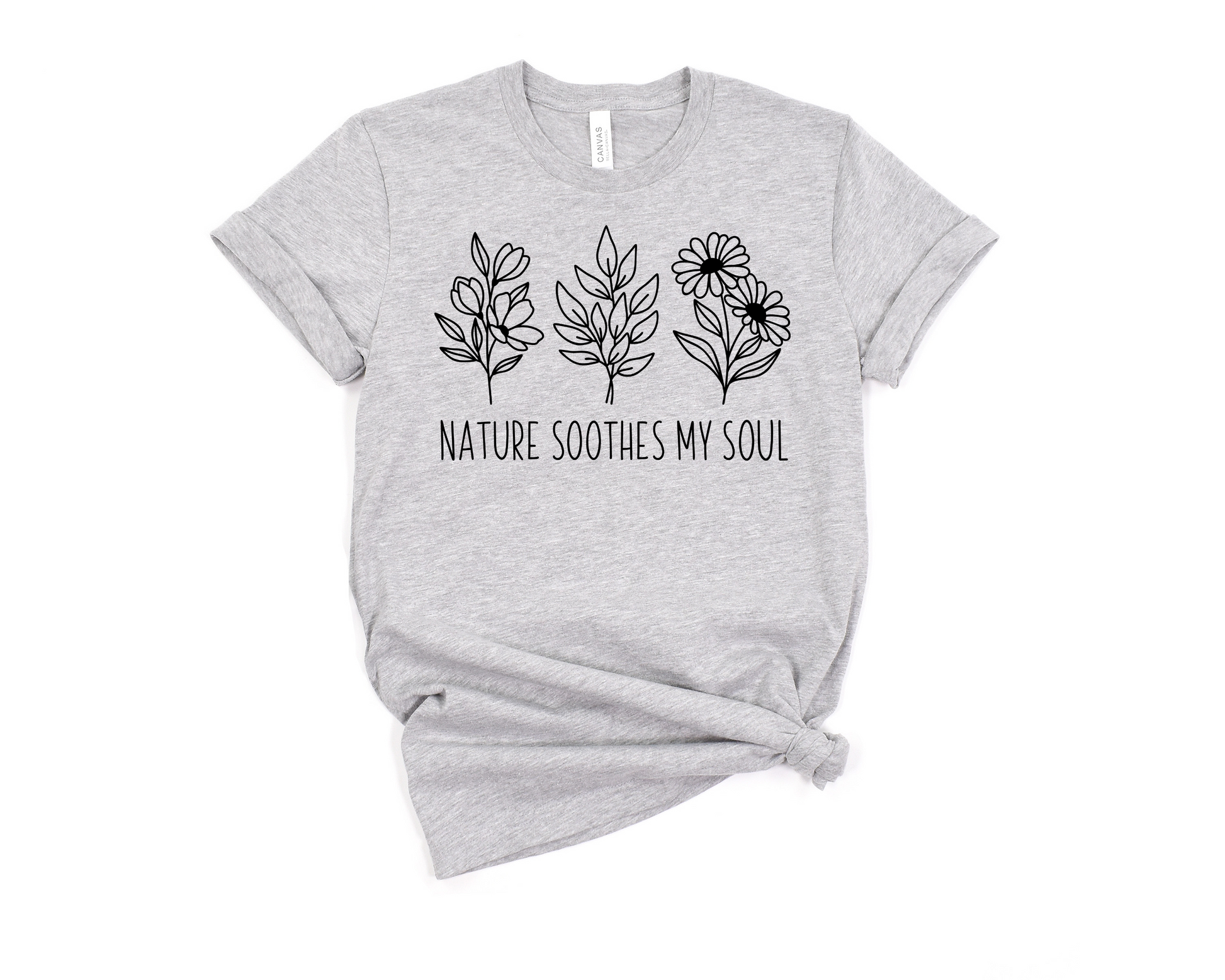 Nature Soothes My Soul T-Shirt Ethical Earth Store