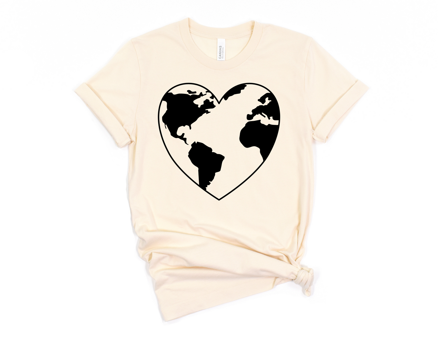 Earth Heart T-Shirt Ethical Earth Store