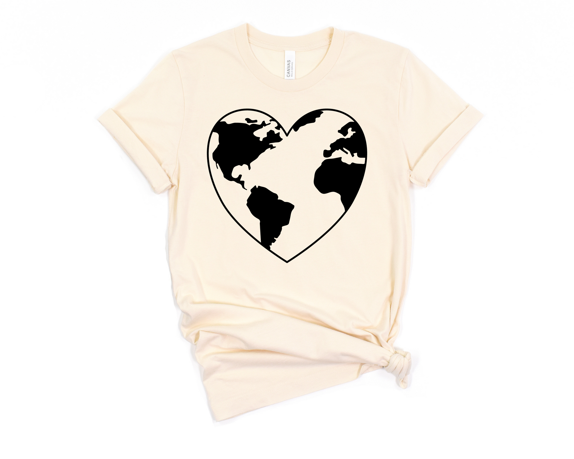 Earth Heart T-Shirt Ethical Earth Store