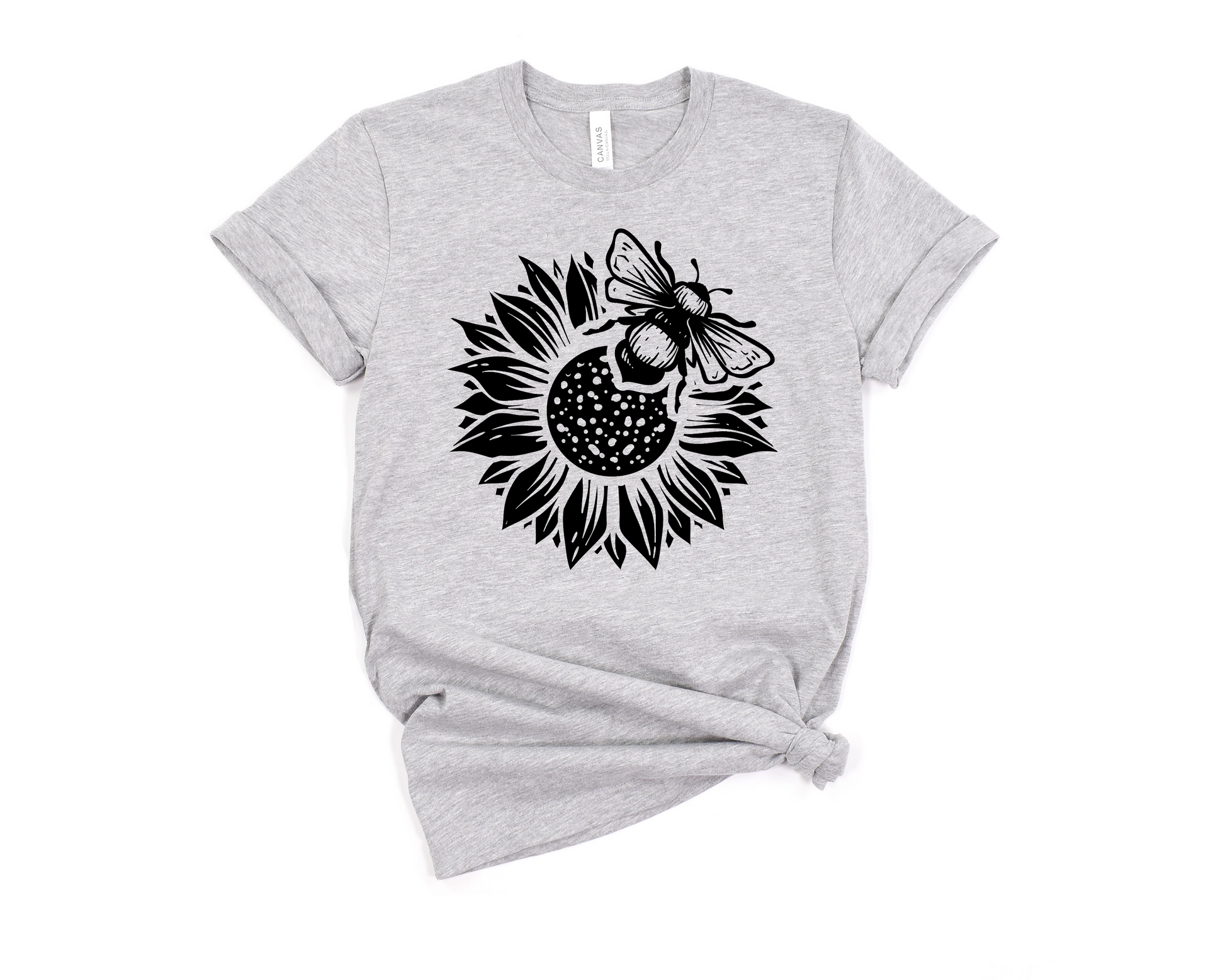 Bee & Sunflower T-Shirt Ethical Earth Store