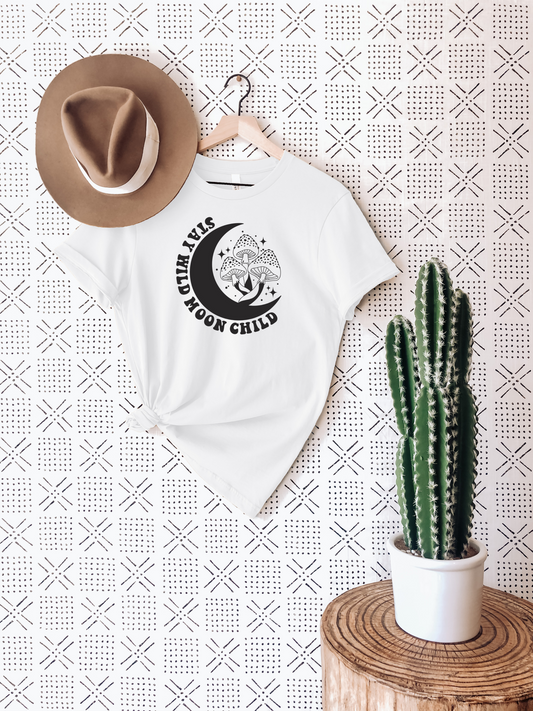 Stay Wild Moon Child T-Shirt Ethical Earth Store