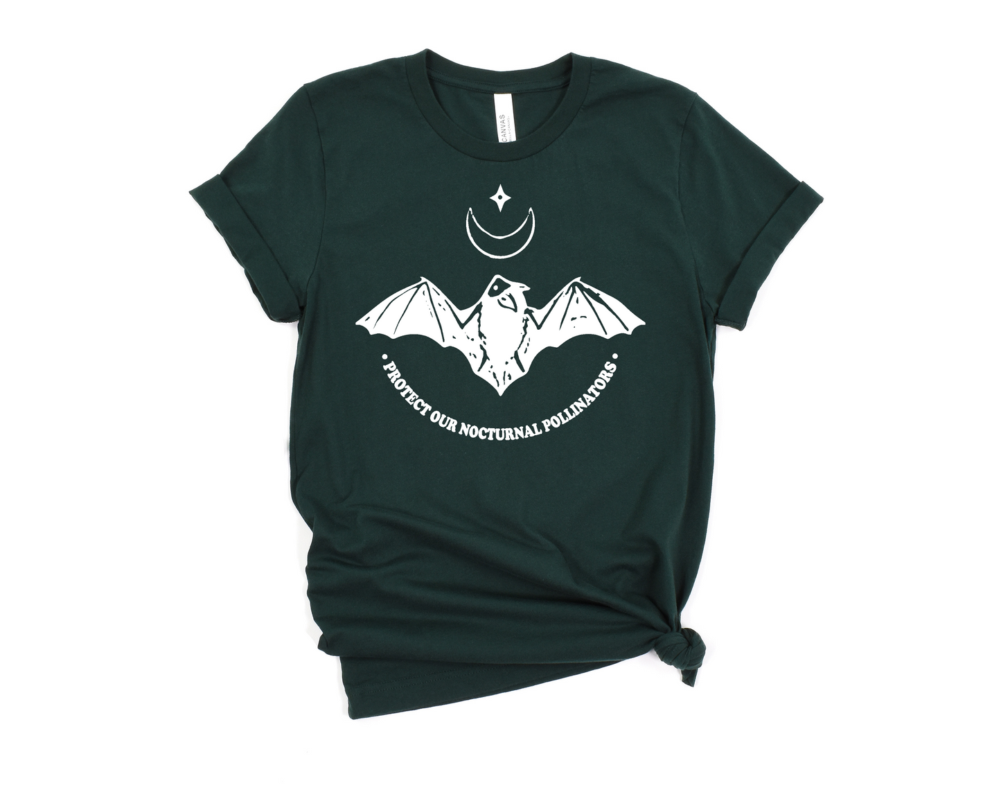 Protect Our Nocturnal Pollinators T-Shirt Ethical Earth Store