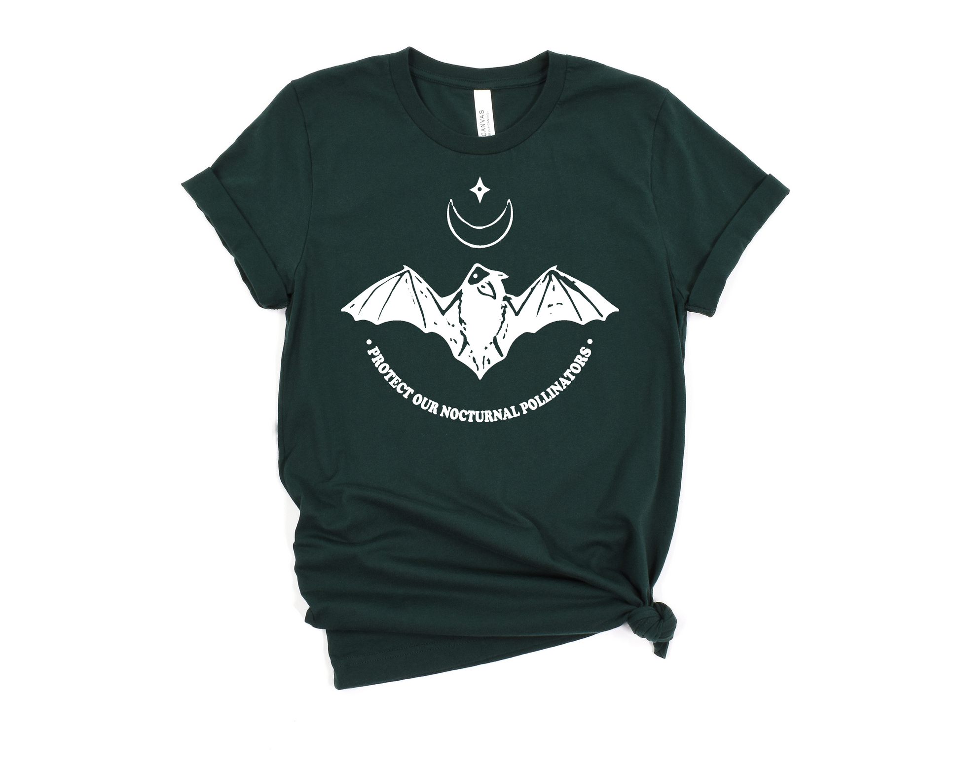 Protect Our Nocturnal Pollinators T-Shirt Ethical Earth Store