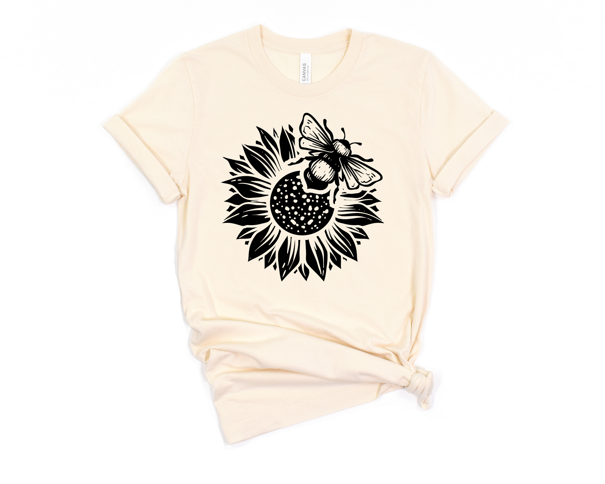Bee & Sunflower T-Shirt Ethical Earth Store