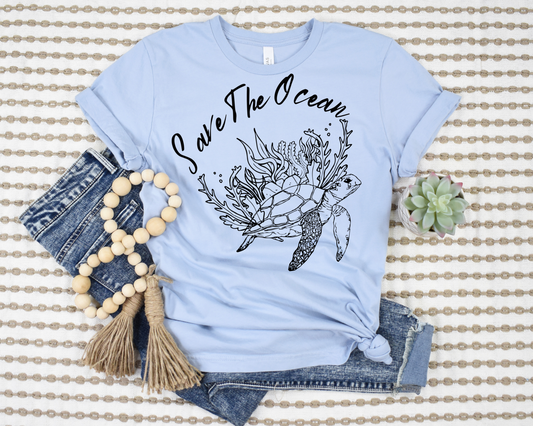 Save The Ocean T-Shirt Ethical Earth Store