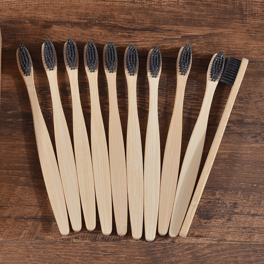 Bamboo Toothbrush - 10 Piece Ethical Earth Store