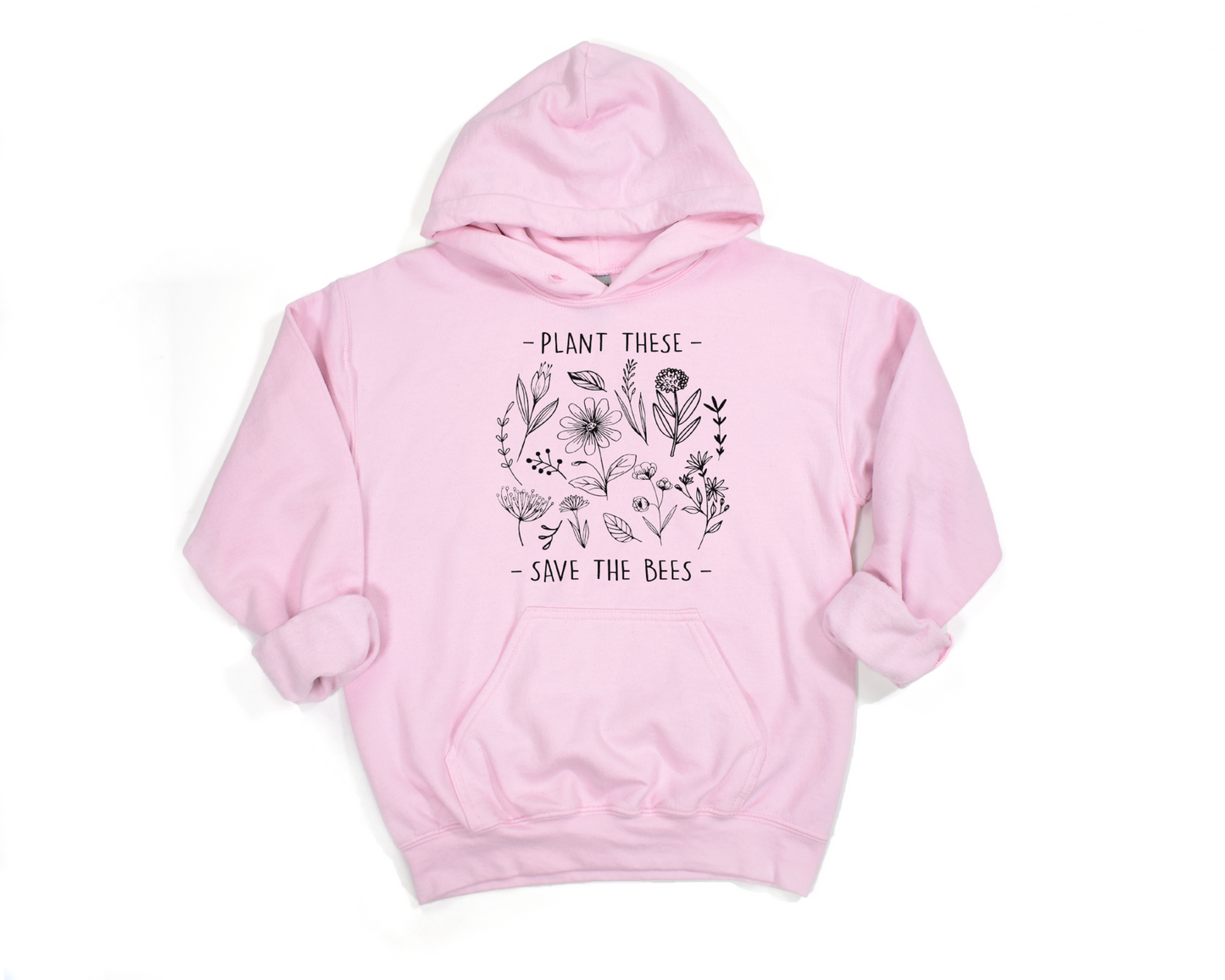 Plant these, Save The Bees Hoodie Ethical Earth Store