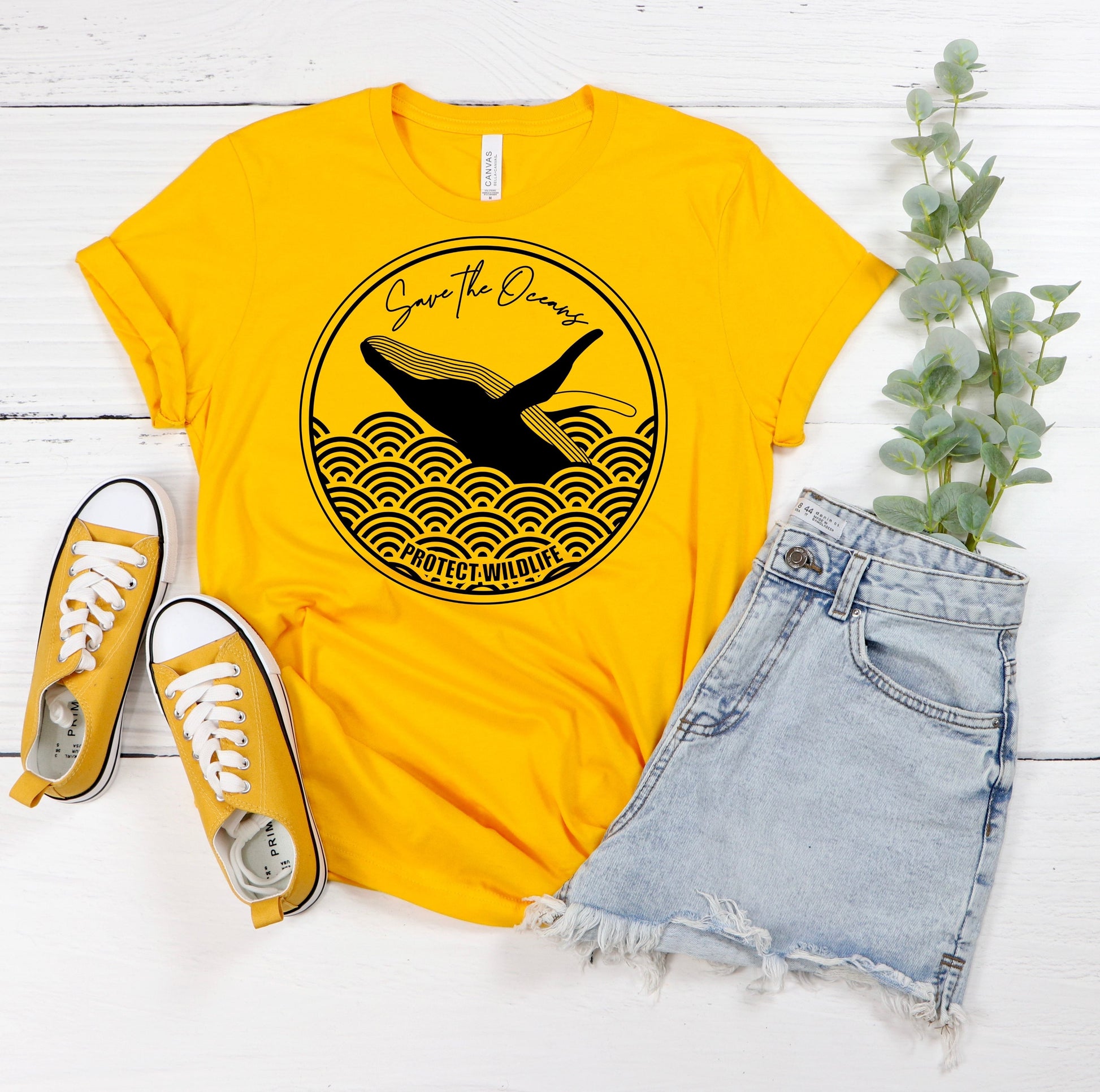 Save The Oceans T-Shirt Ethical Earth Store