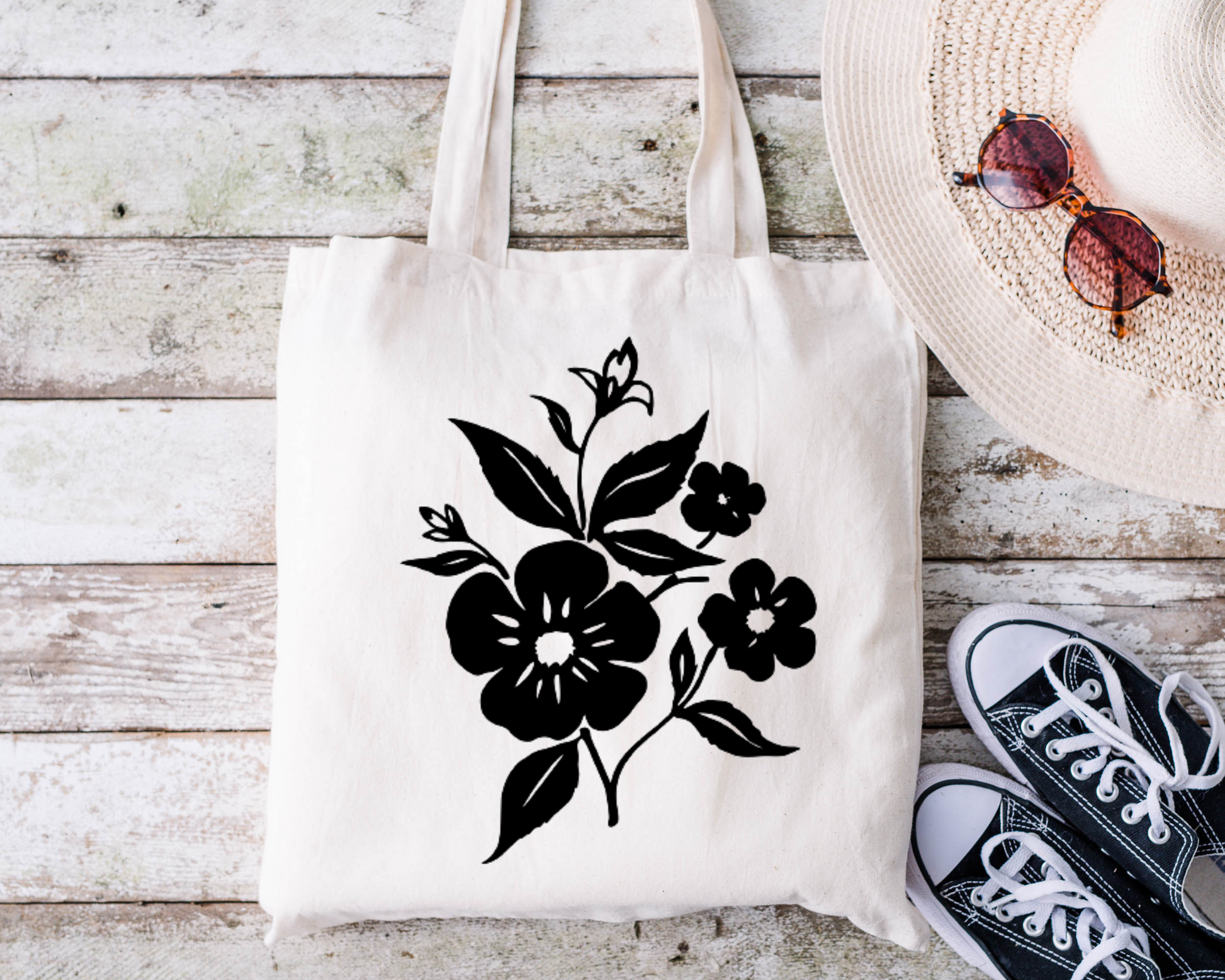 Floral Reusable Bag Ethical Earth Store