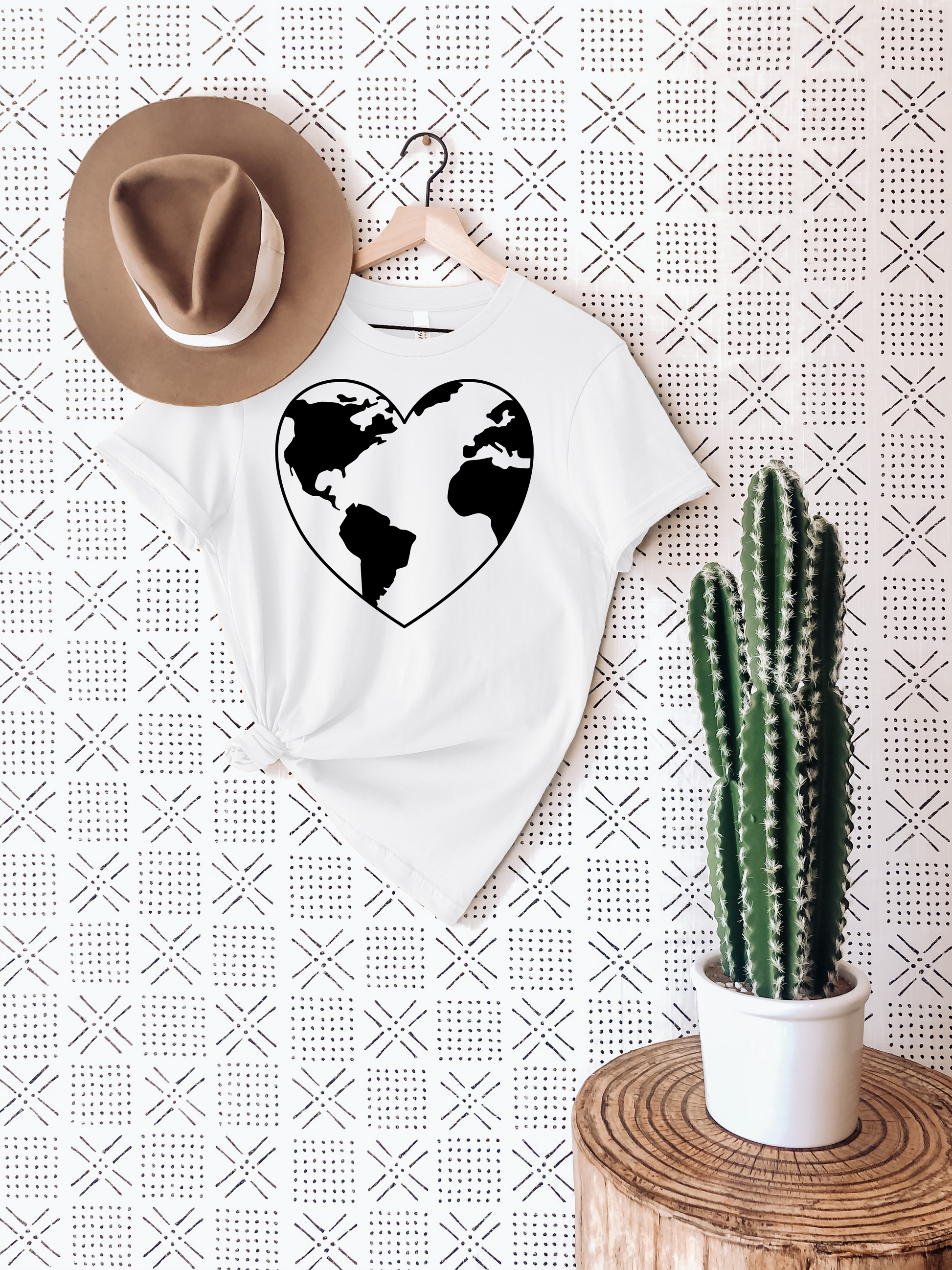 Earth Heart T-Shirt Ethical Earth Store