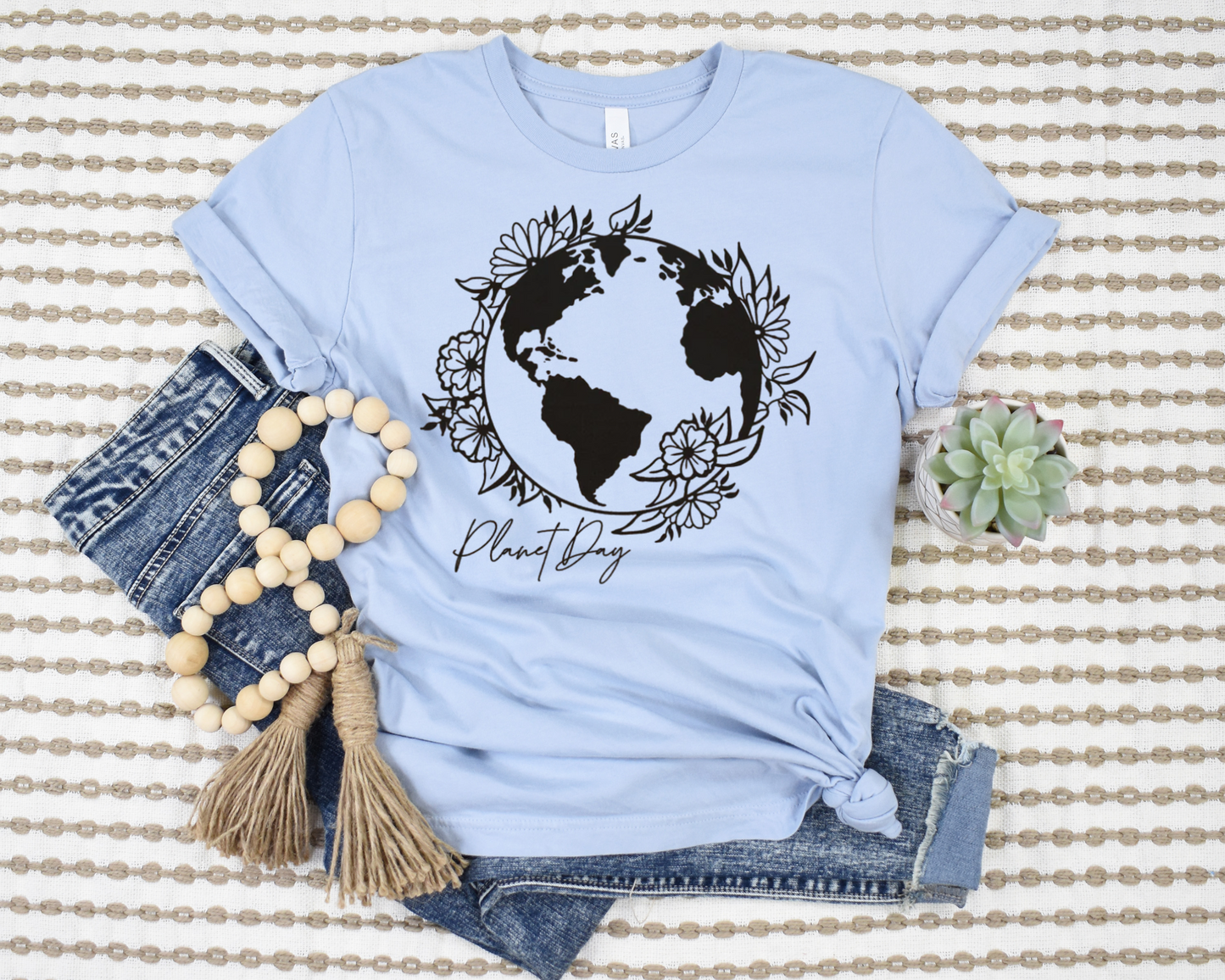 Planet Day T-Shirt Ethical Earth Store