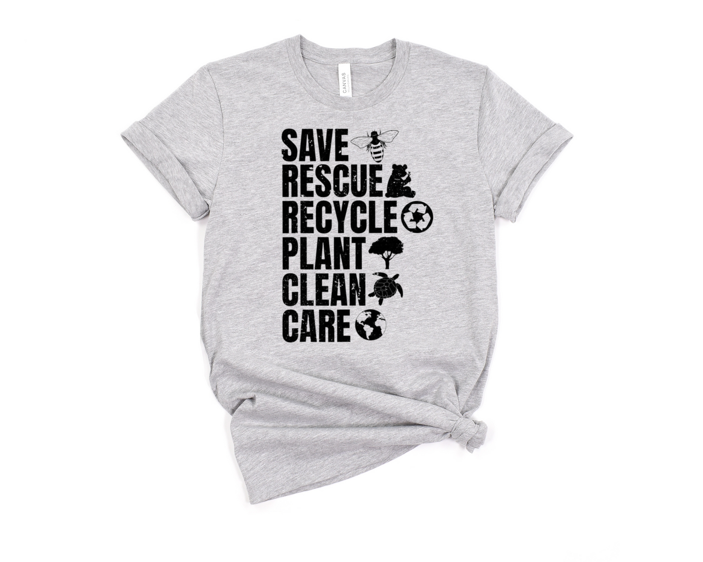 Save, Rescue, Recycle T-Shirt Ethical Earth Store