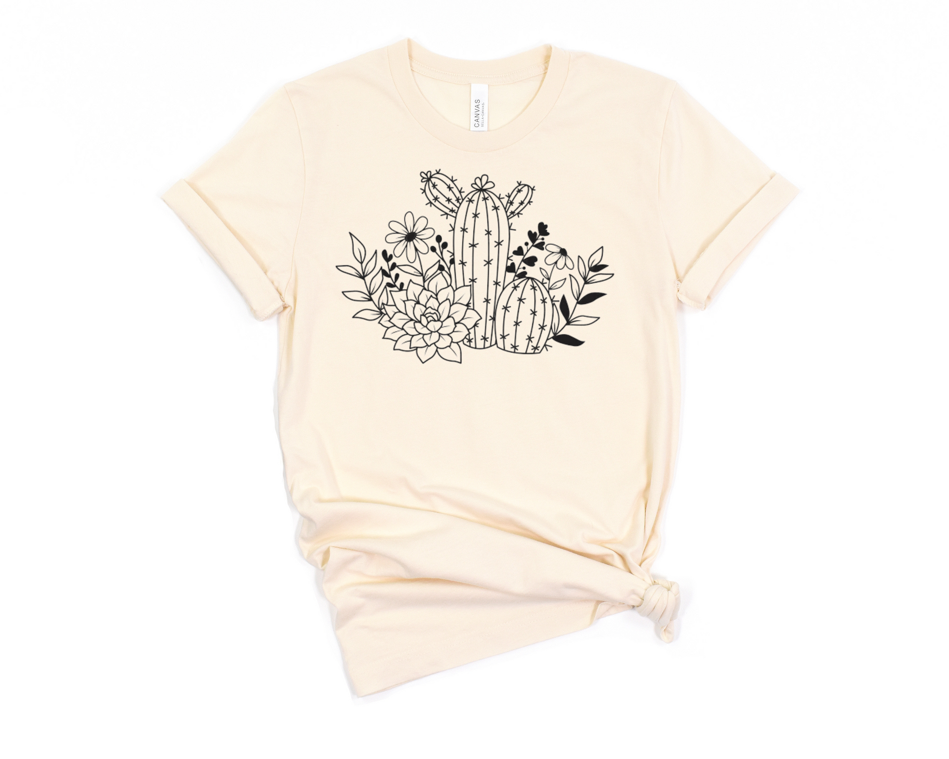 Succulents T-Shirt Ethical Earth Store