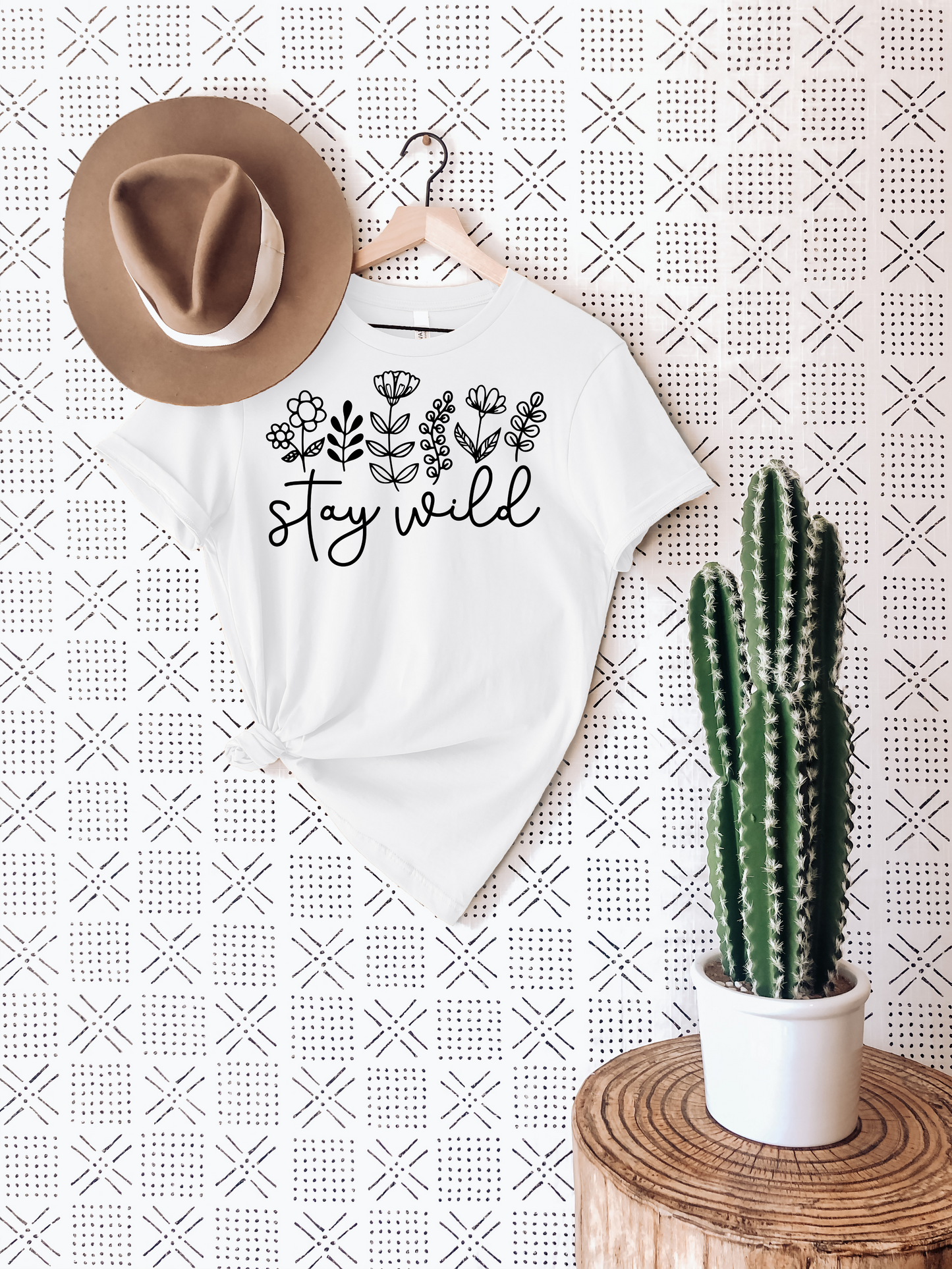 Stay Wild T-Shirt Ethical Earth Store