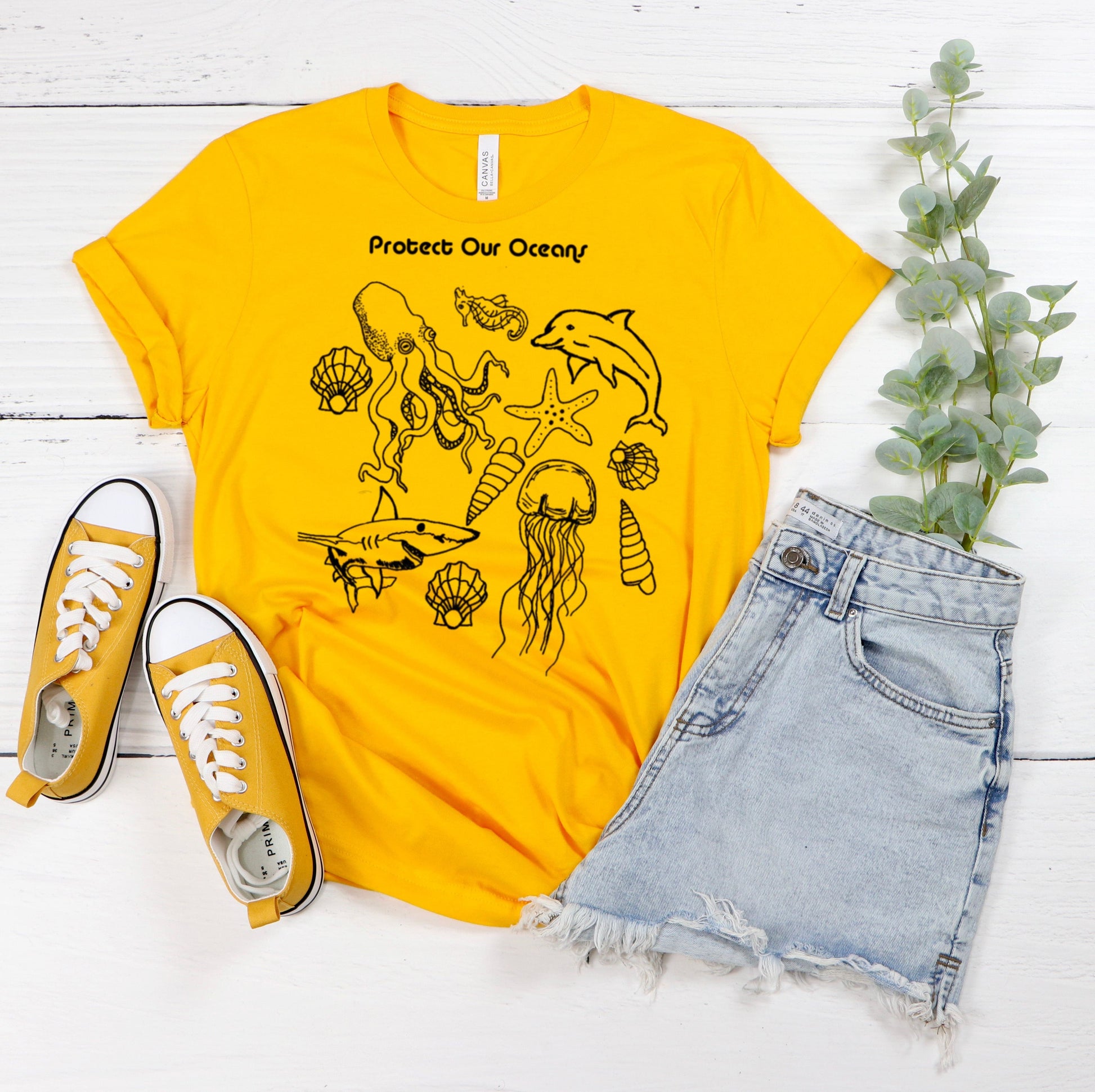 Protect Our Oceans T-Shirt Ethical Earth Store