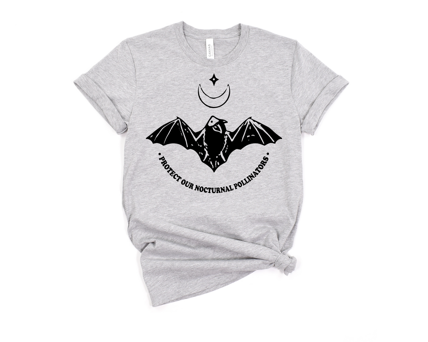 Protect Our Nocturnal Pollinators T-Shirt Ethical Earth Store