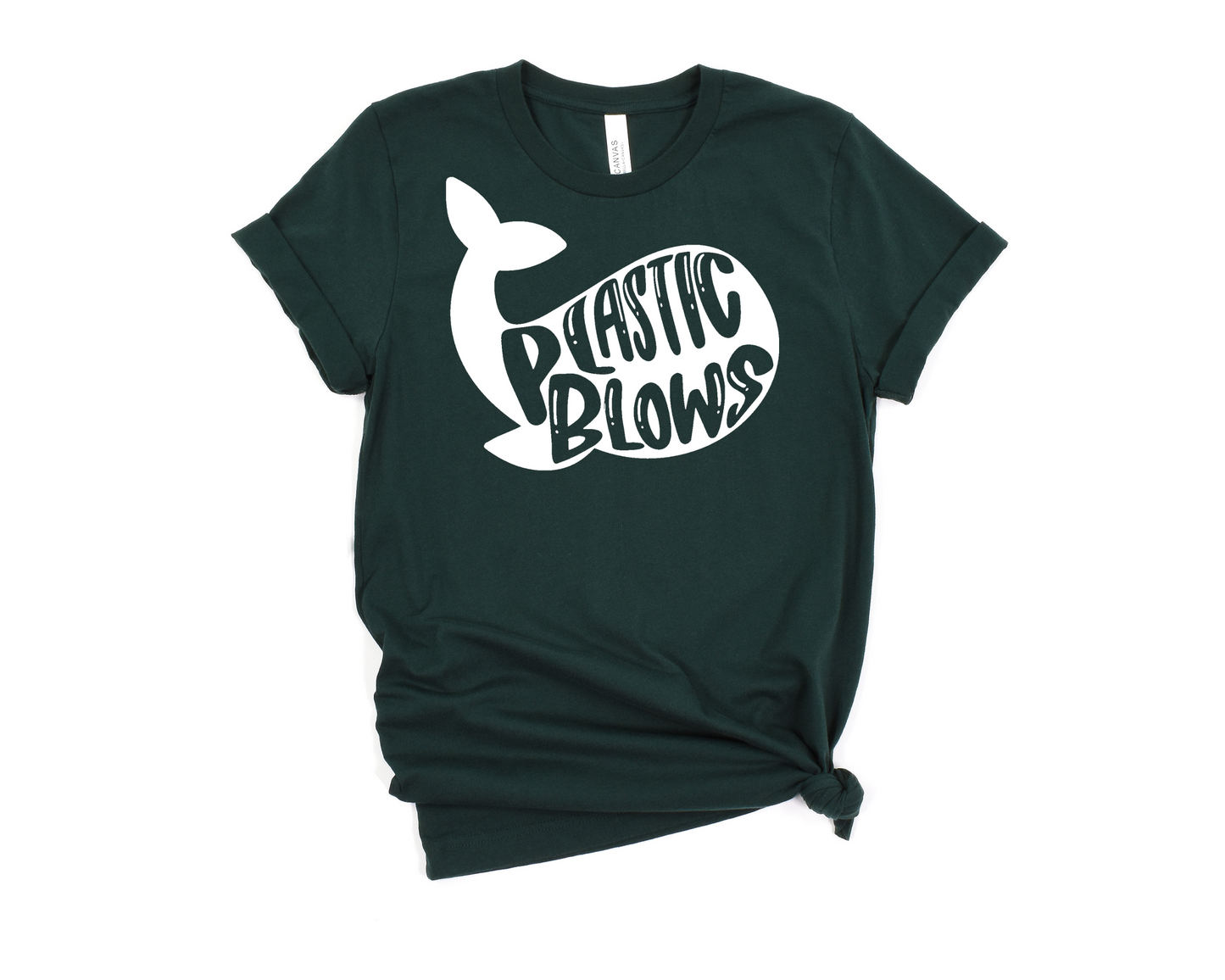 Plastic Blows T-Shirt Ethical Earth Store
