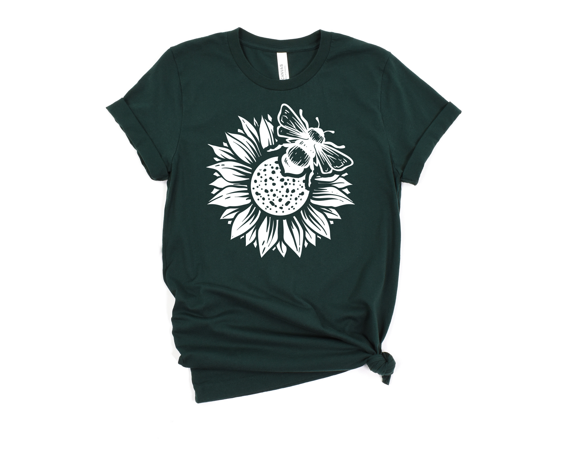 Bee & Sunflower T-Shirt Ethical Earth Store