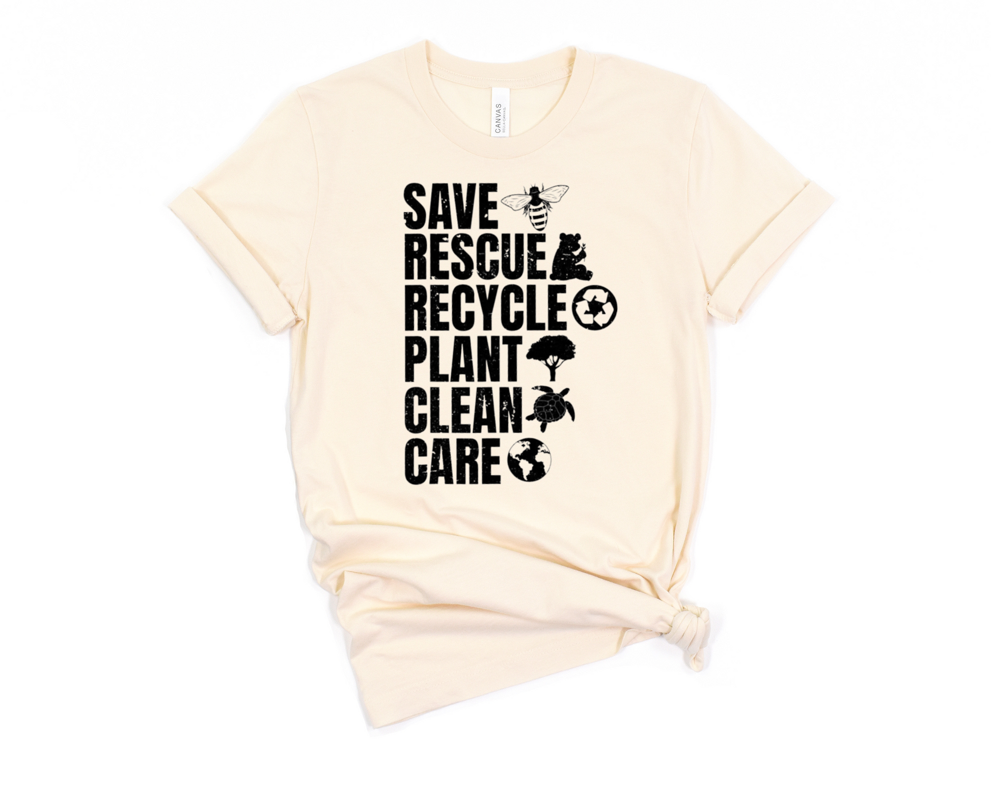 Save, Rescue, Recycle T-Shirt Ethical Earth Store