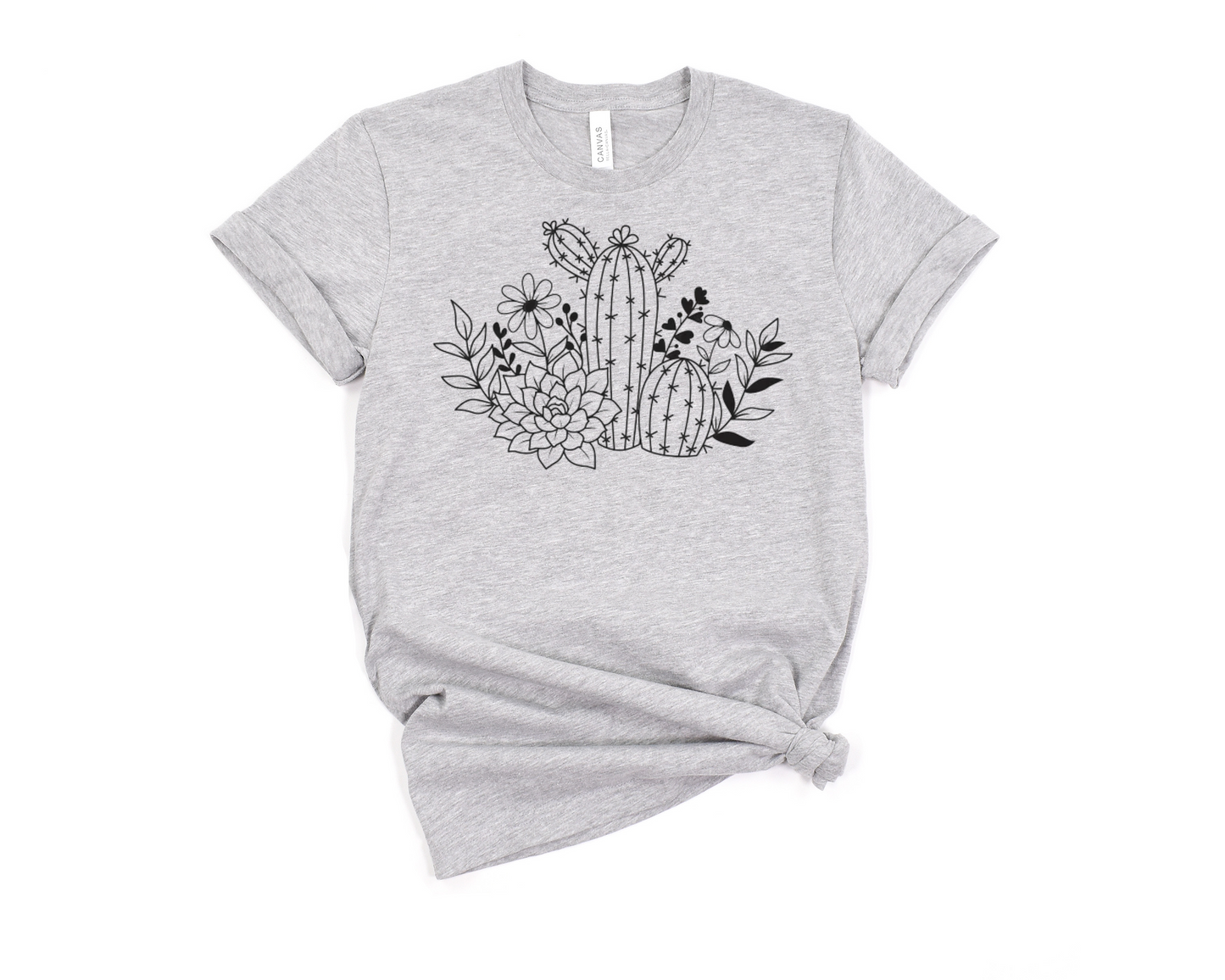 Succulents T-Shirt Ethical Earth Store