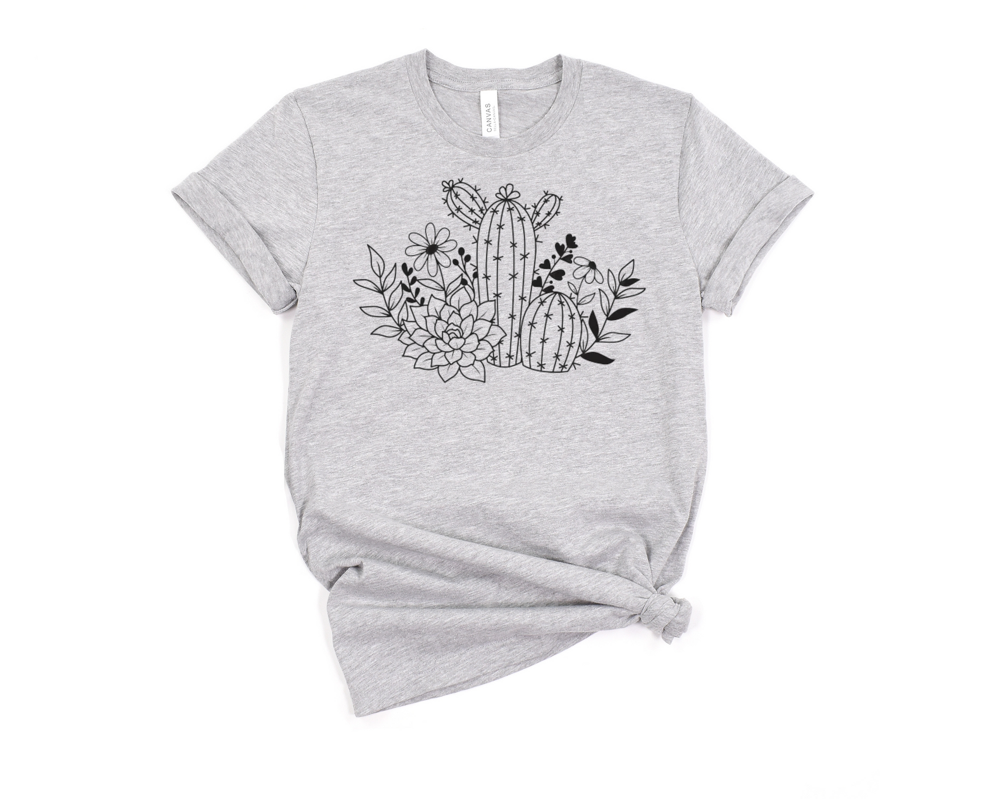 Succulents T-Shirt Ethical Earth Store