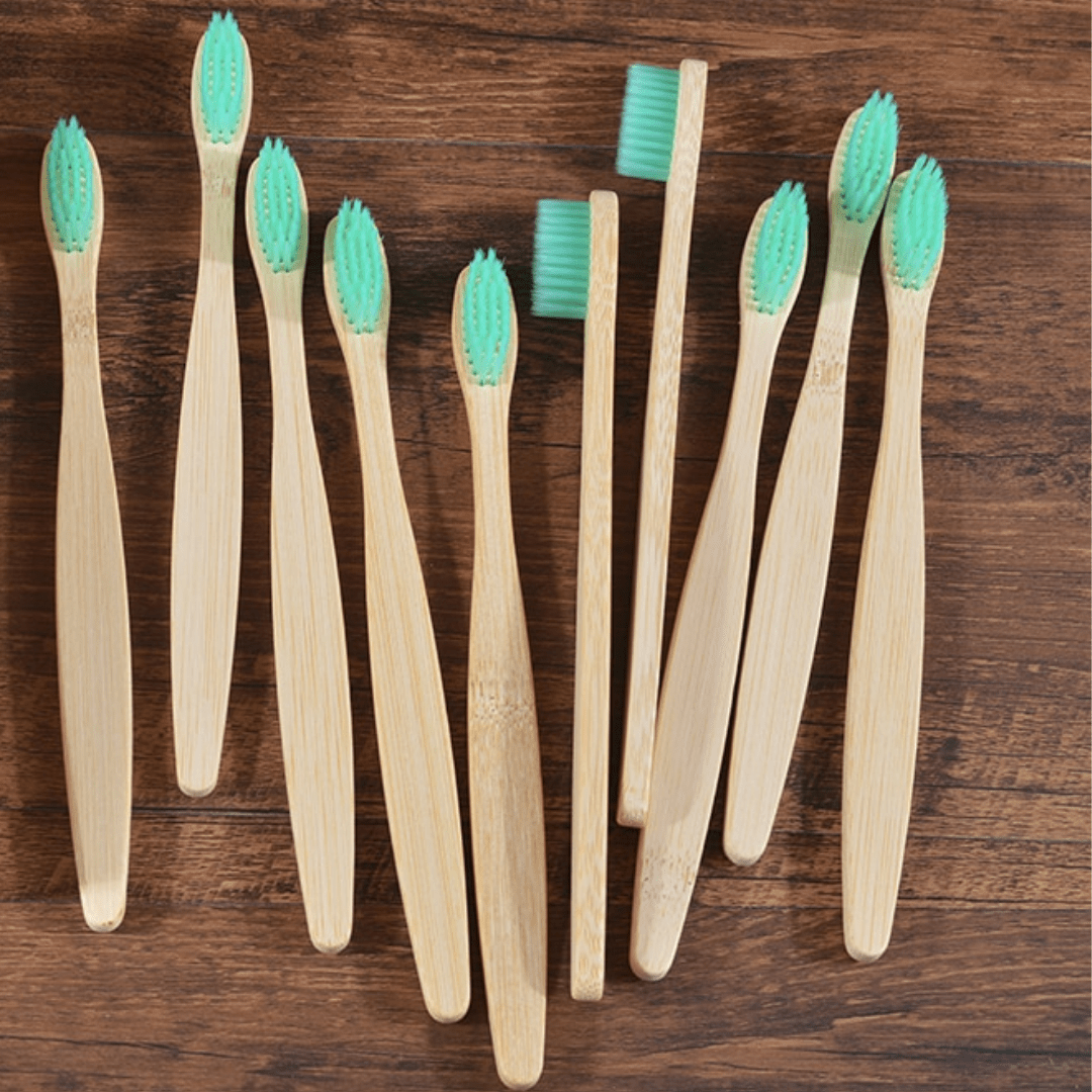 Bamboo Toothbrush - 10 Piece Ethical Earth Store