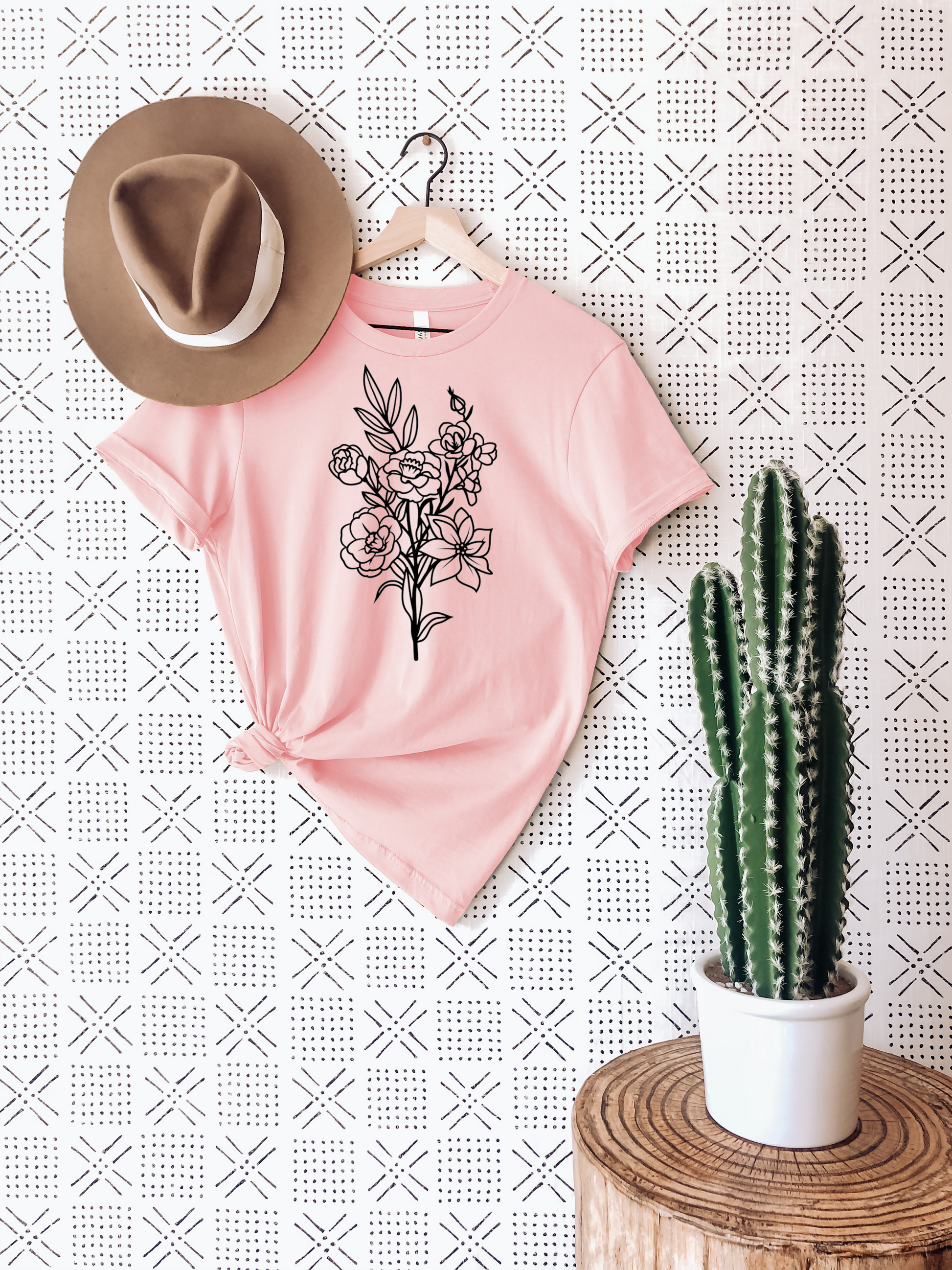 Flower Bouquet T-Shirt Ethical Earth Store